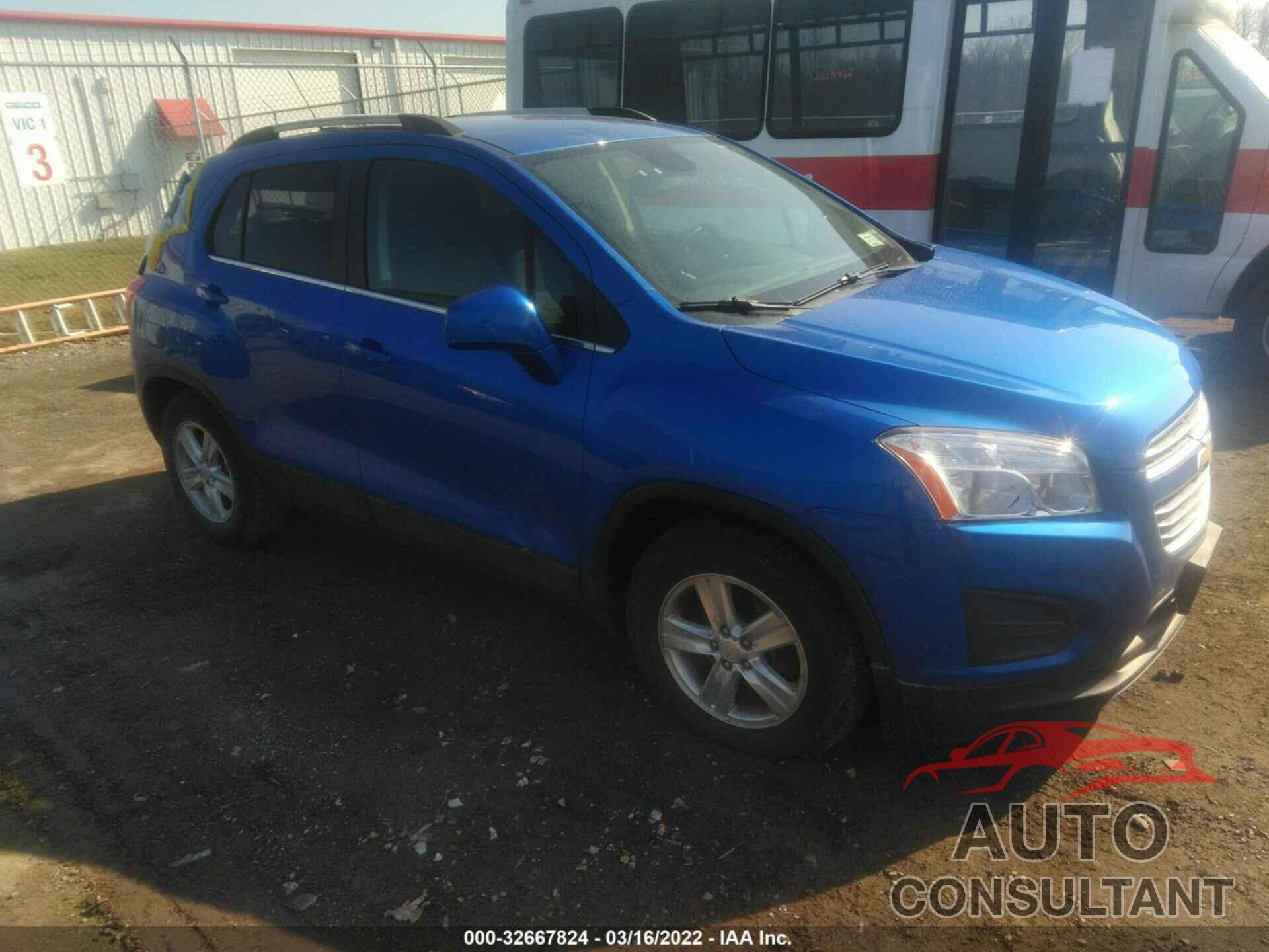 CHEVROLET TRAX 2016 - KL7CJLSB3GB519775