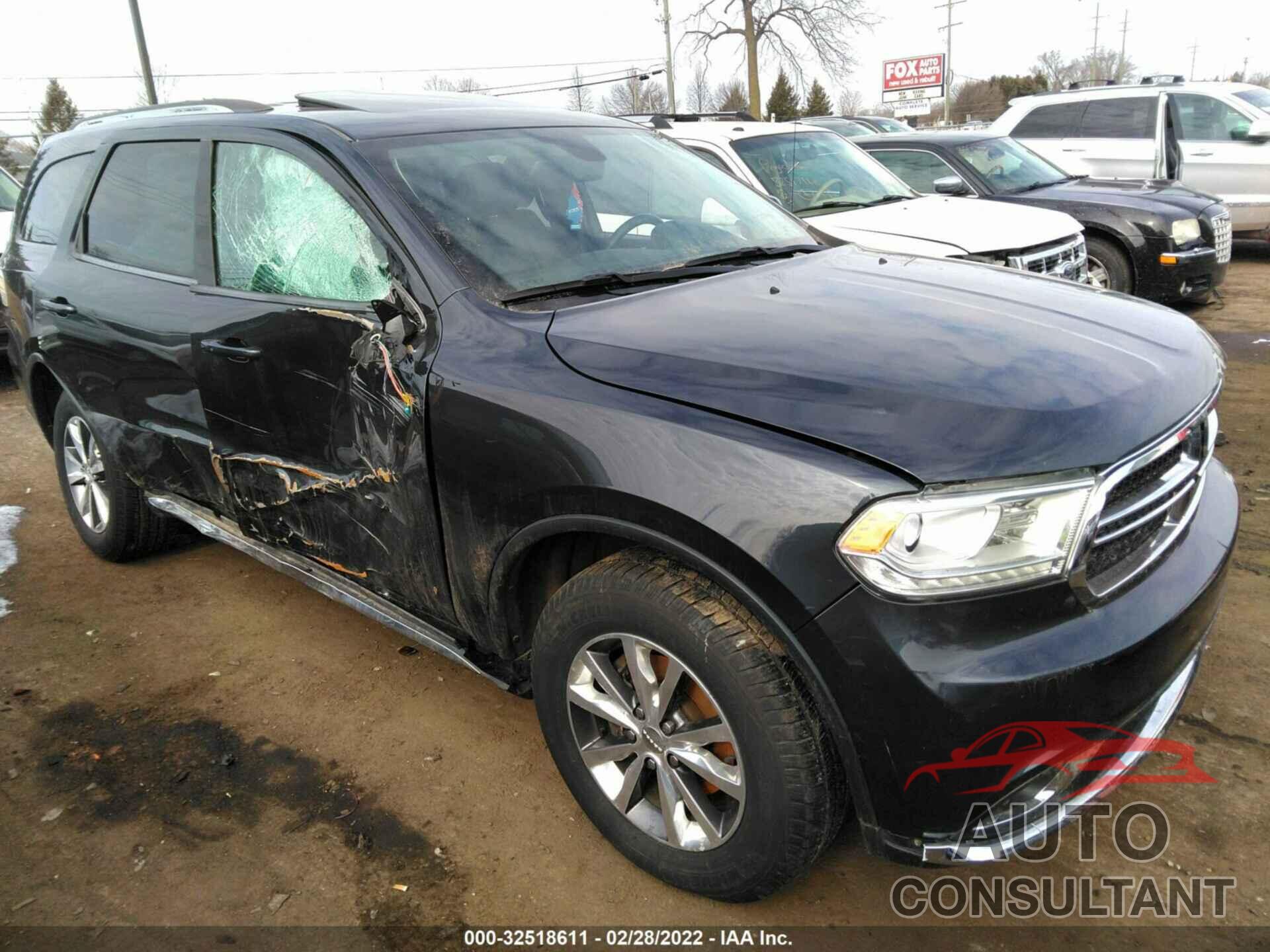 DODGE DURANGO 2016 - 1C4RDJDGXGC308584
