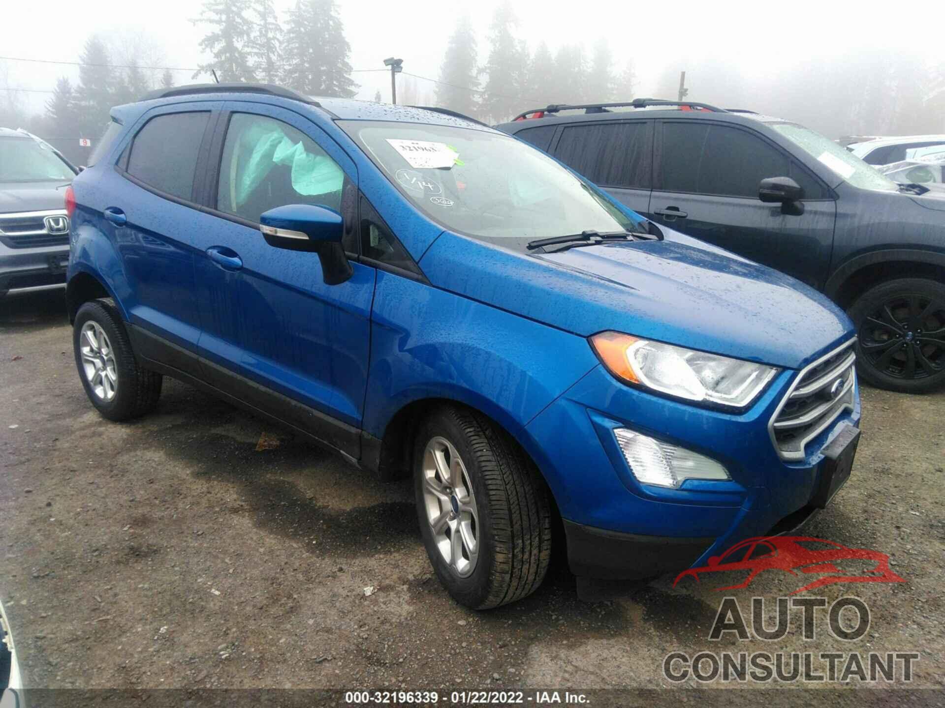 FORD ECOSPORT 2020 - MAJ6S3GL7LC318292