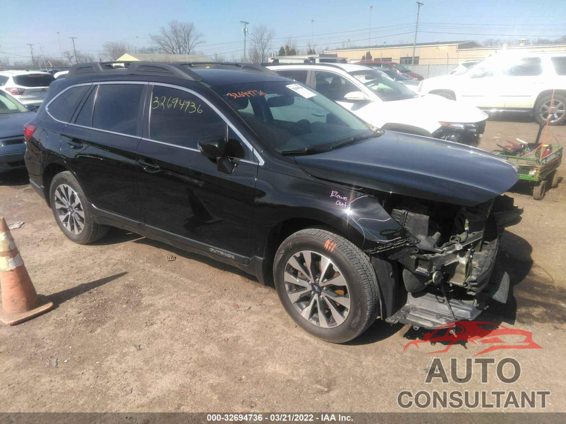 SUBARU OUTBACK 2016 - 4S4BSBNCXG3337264