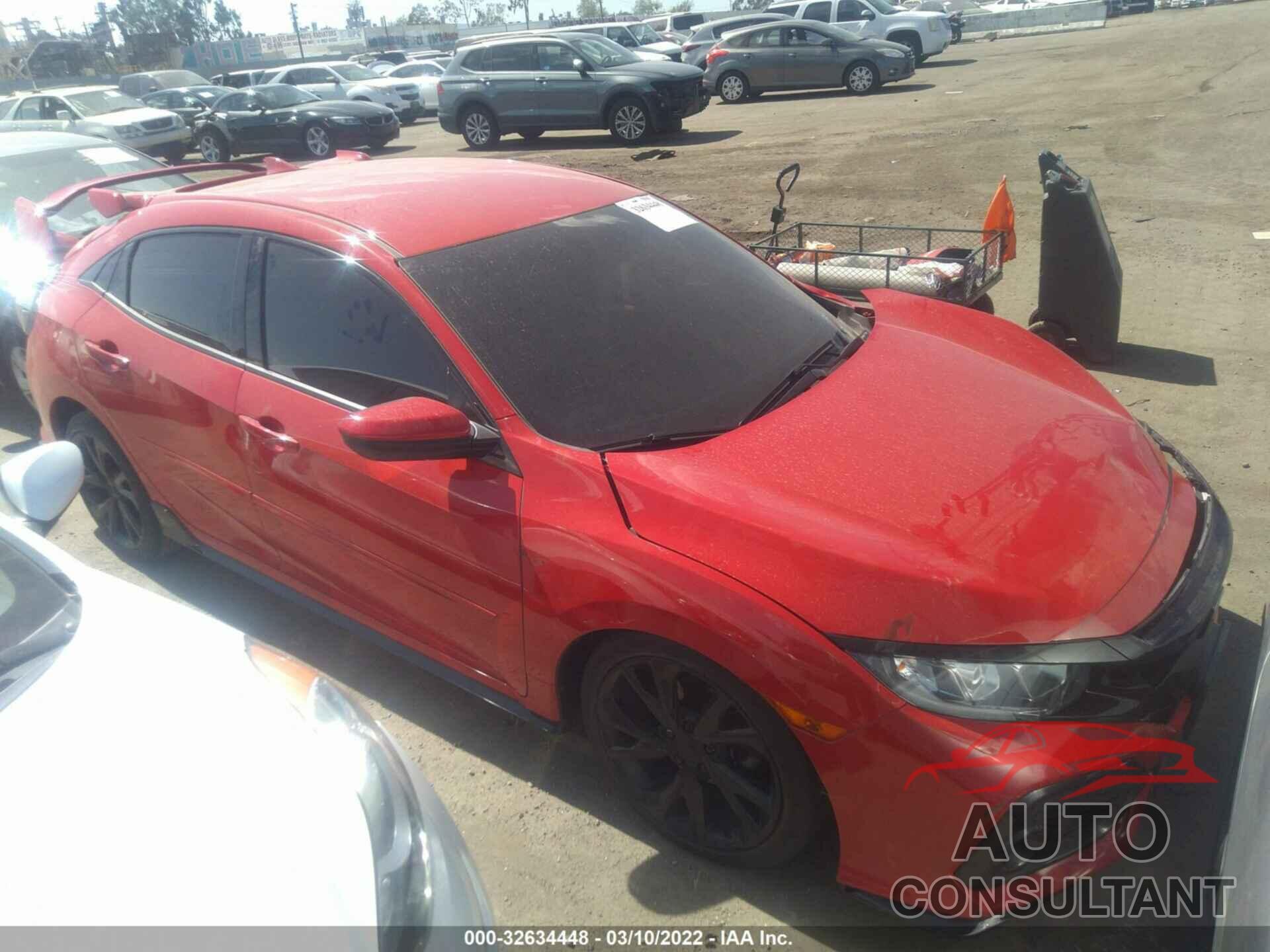 HONDA CIVIC HATCHBACK 2018 - SHHFK7H46JU410632