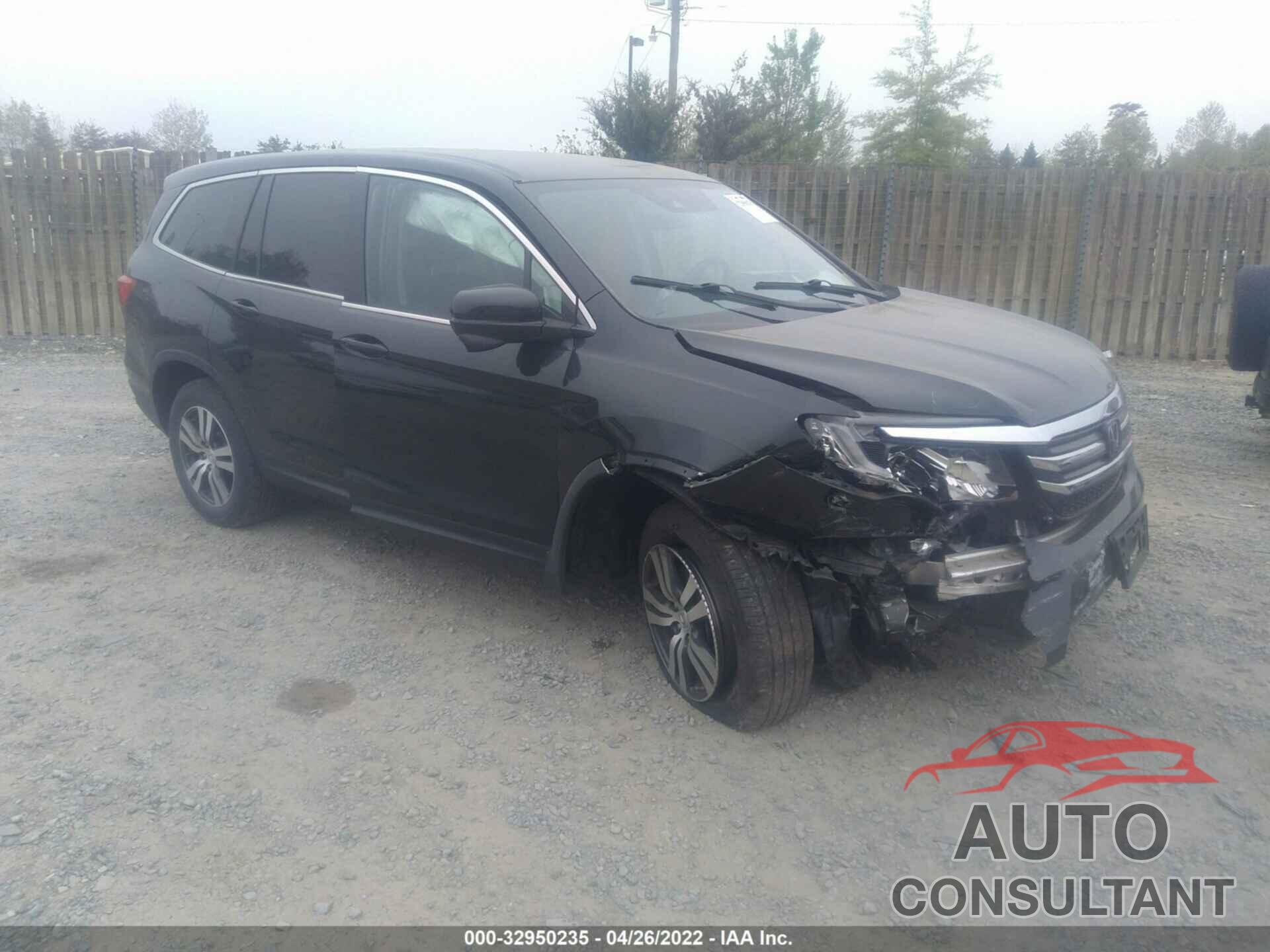 HONDA PILOT 2016 - 5FNYF6H43GB125629