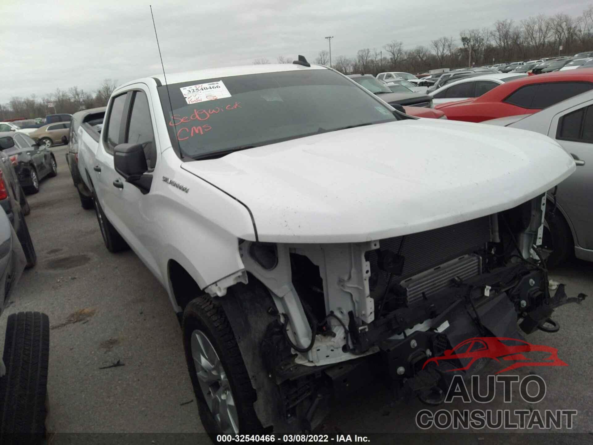 CHEVROLET SILVERADO 1500 2021 - 3GCPYBEK3MG436890