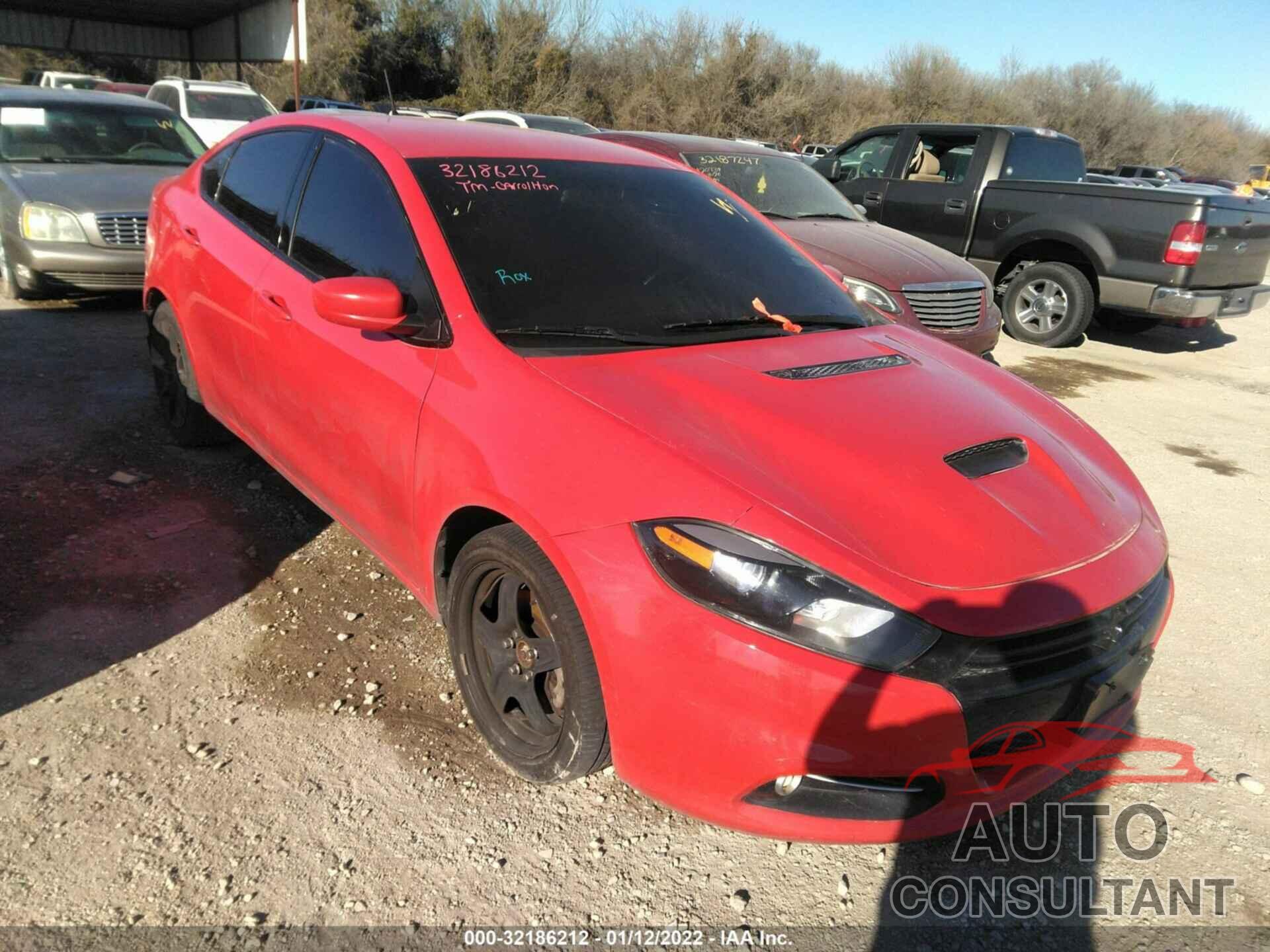 DODGE DART 2016 - 2HKRM4H4XGH682179