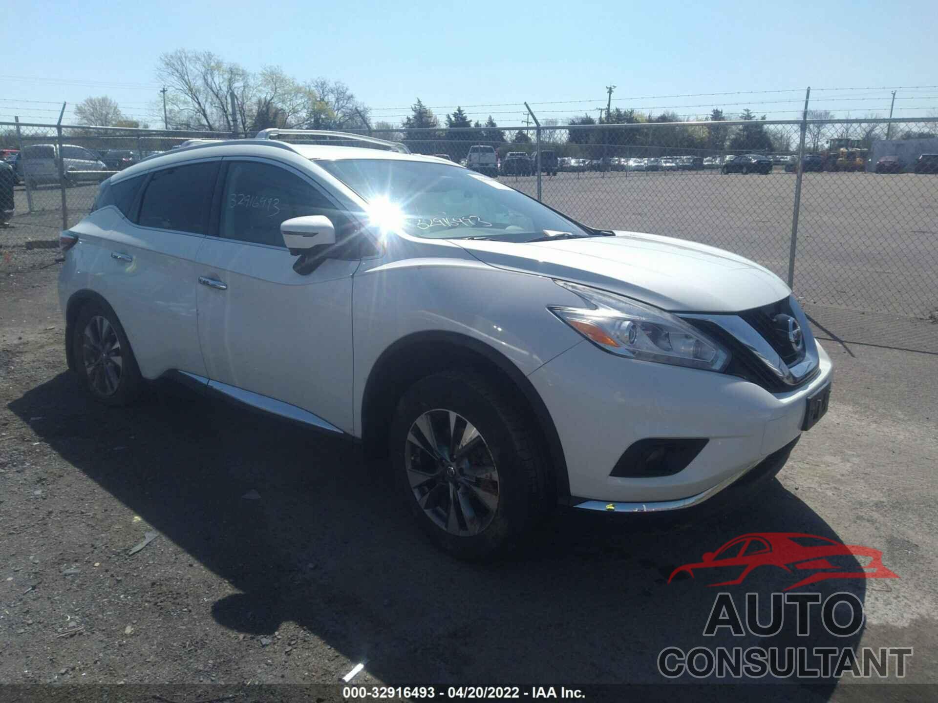 NISSAN MURANO 2016 - 5N1AZ2MH4GN140289