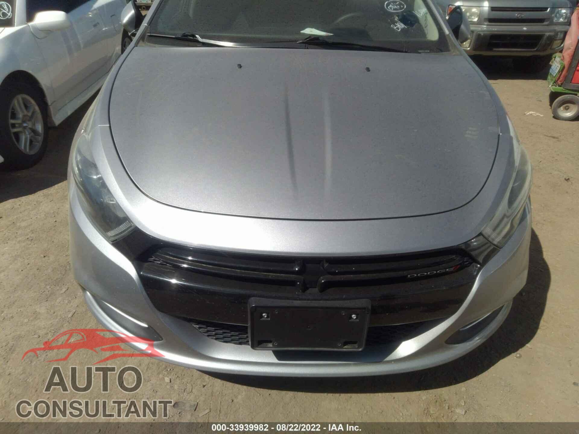DODGE DART 2016 - 1C3CDFAA7GD607161
