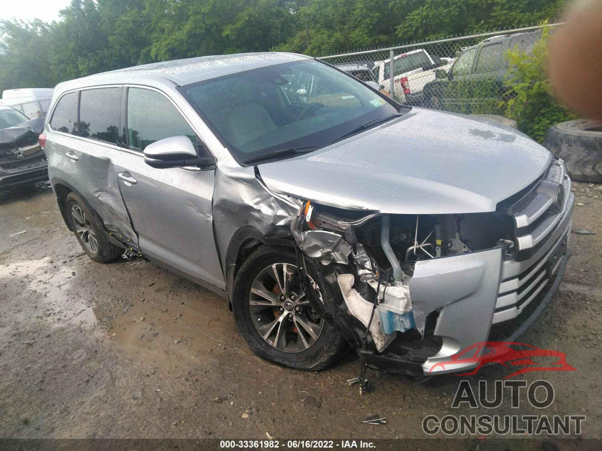 TOYOTA HIGHLANDER 2019 - 5TDBZRFH2KS931602
