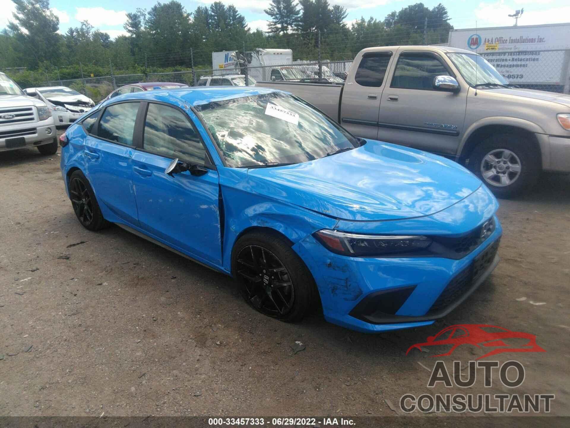 HONDA CIVIC HATCHBACK 2022 - 19XFL2H84NE012657