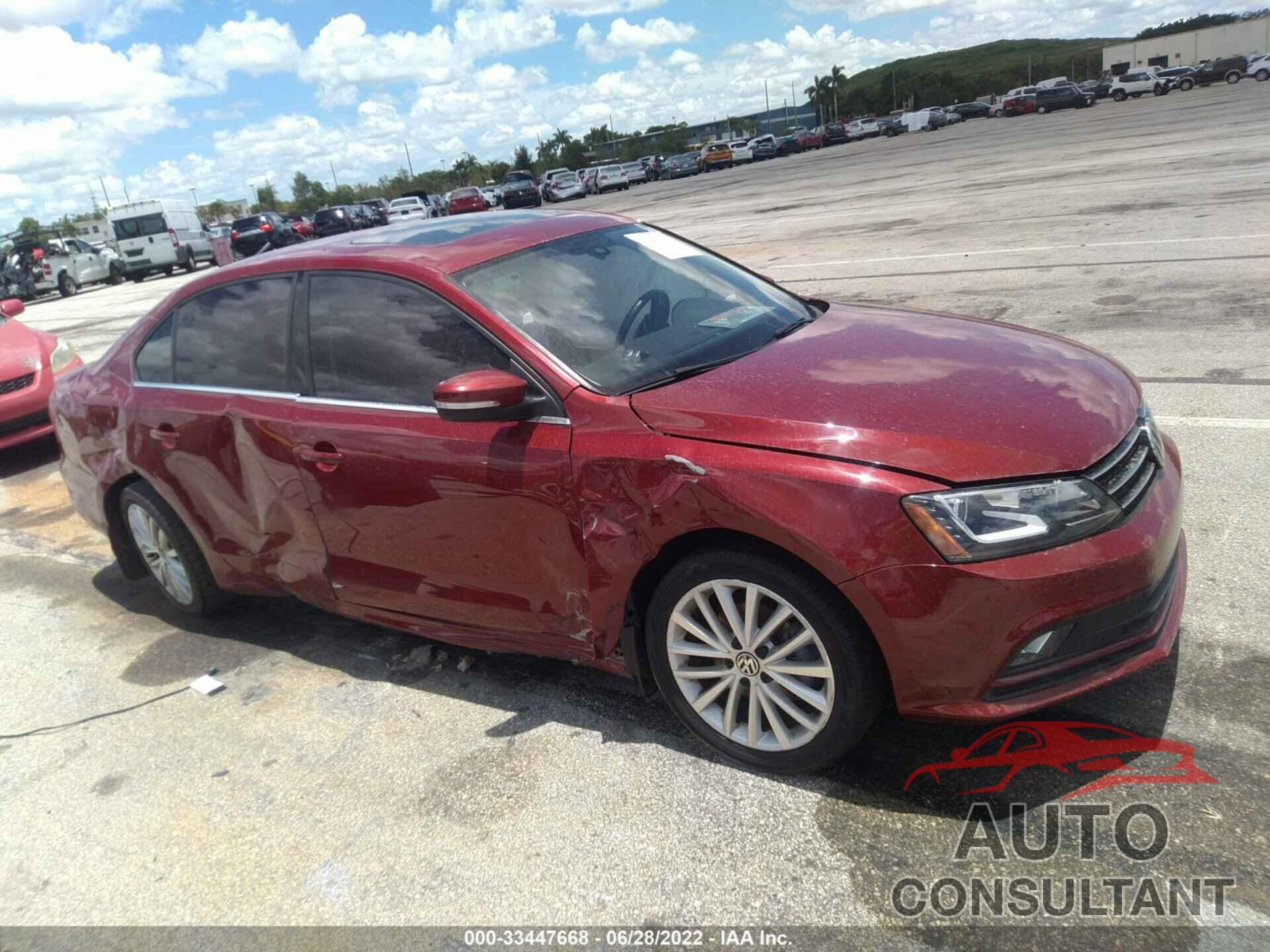 VOLKSWAGEN JETTA SEDAN 2016 - 3VWL17AJ8GM402346