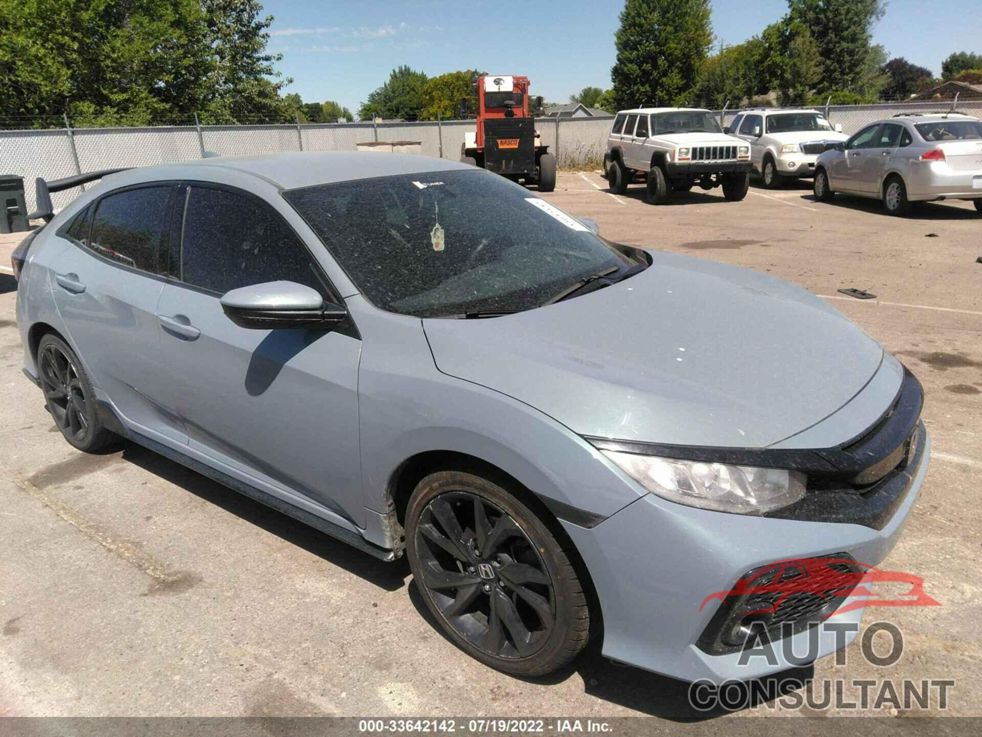 HONDA CIVIC HATCHBACK 2017 - SHHFK7G46HU213617