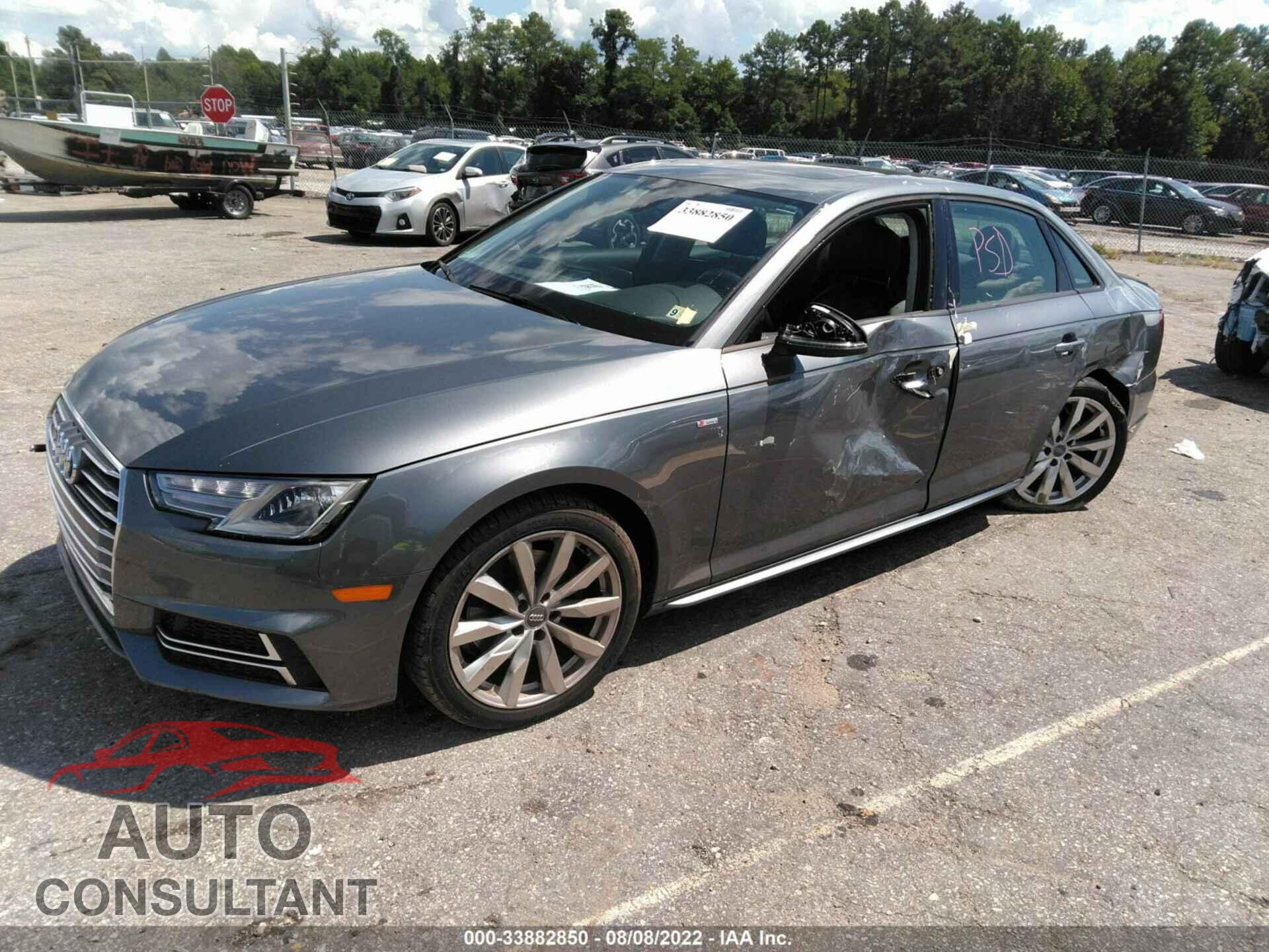 AUDI A4 2018 - WAUKMAF45JA080126