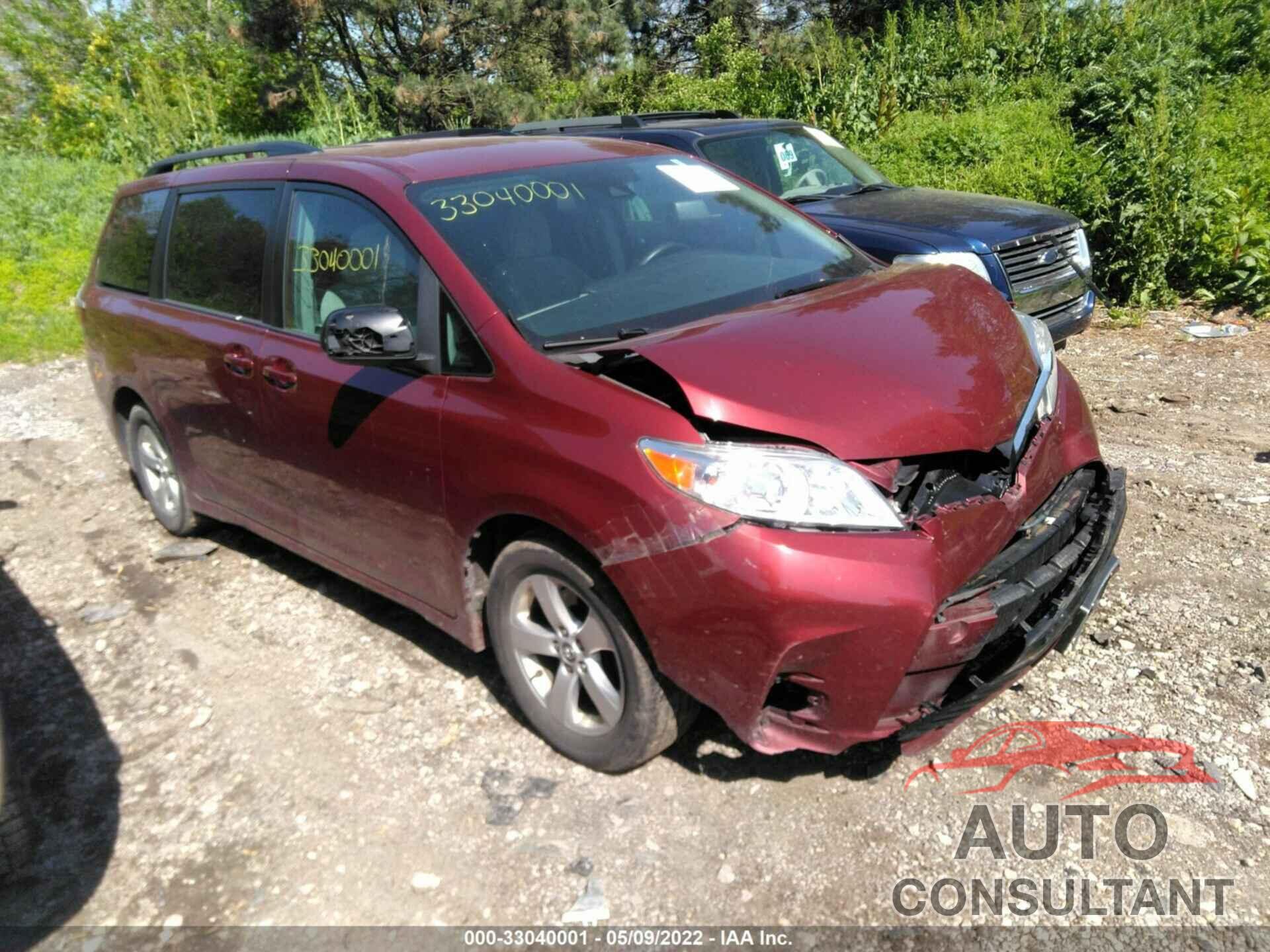 TOYOTA SIENNA 2018 - 5TDKZ3DC0JS909469