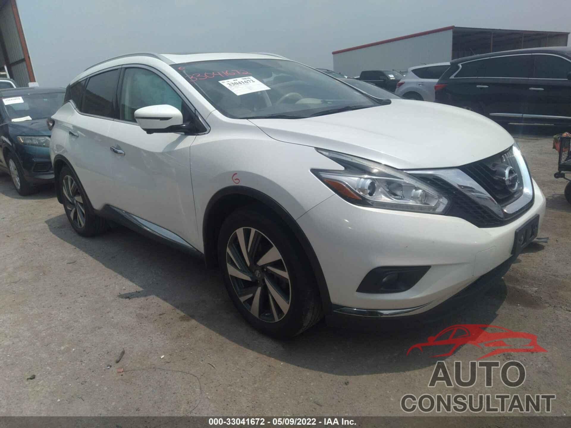 NISSAN MURANO 2016 - 5N1AZ2MG7GN167297