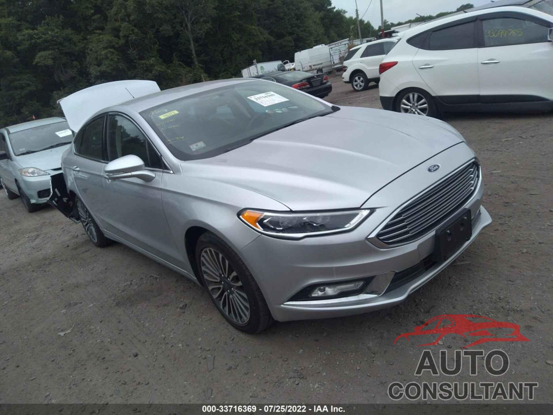 FORD FUSION 2017 - 3FA6P0T97HR303522