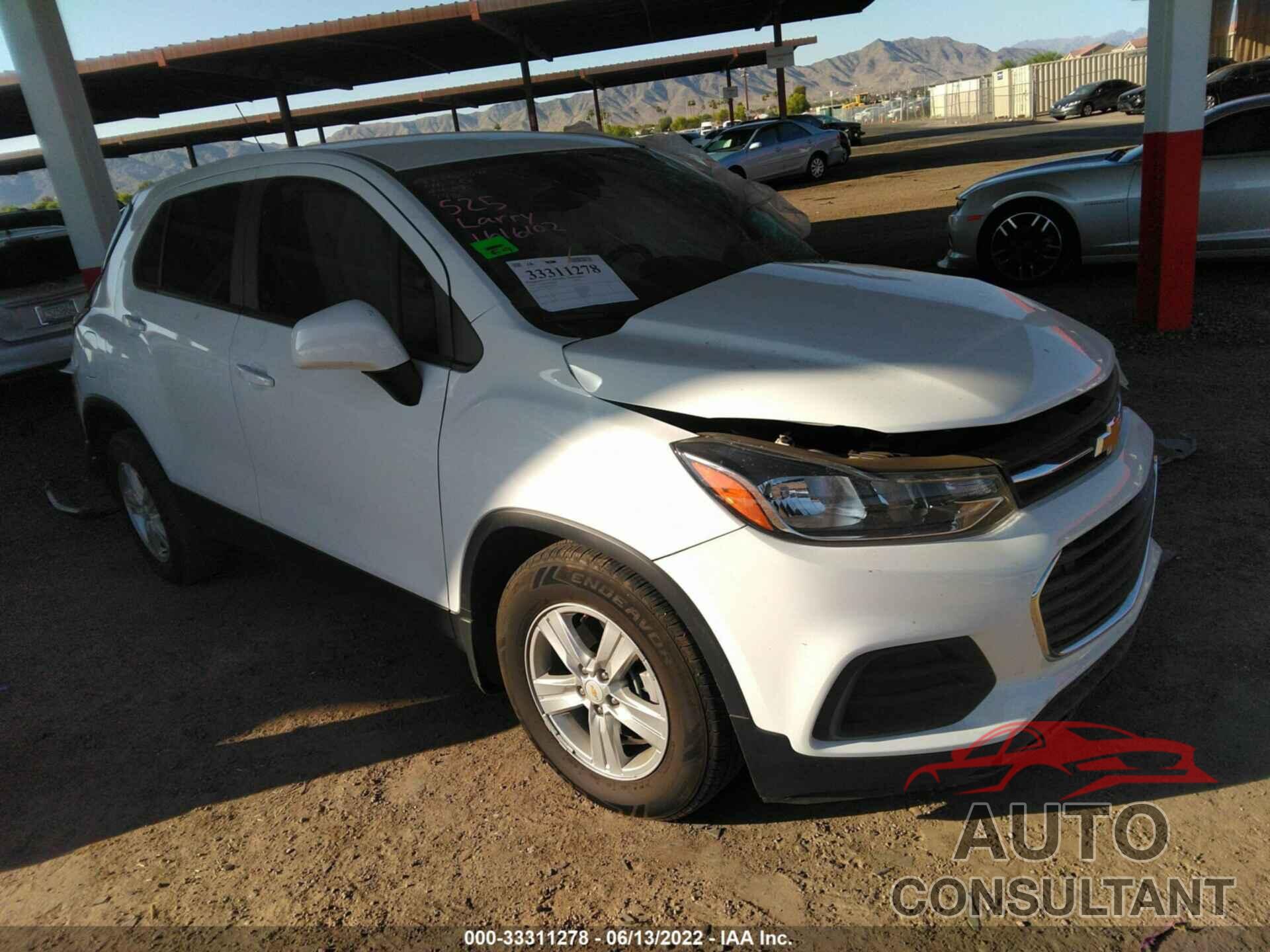 CHEVROLET TRAX 2020 - KL7CJKSB2LB057486