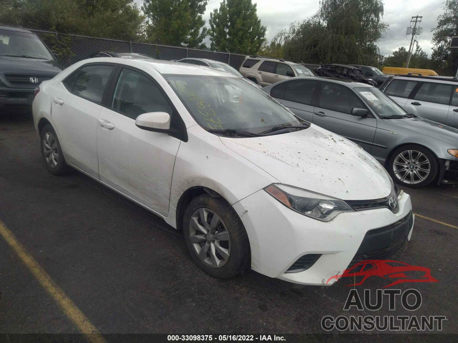 TOYOTA COROLLA 2016 - 5YFBURHEXGP459392