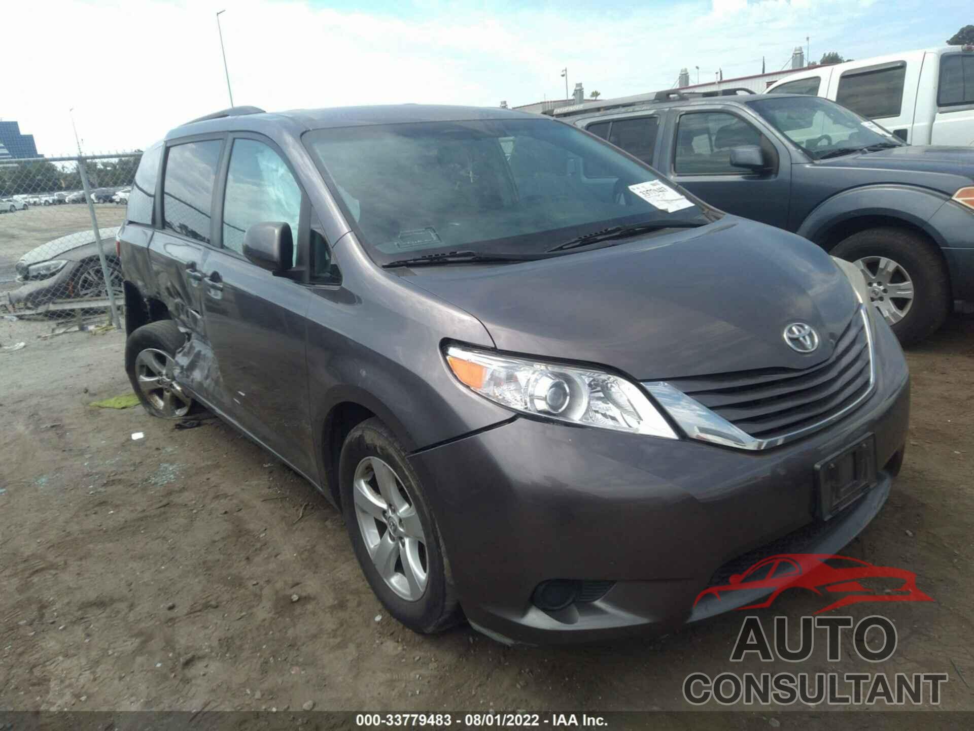 TOYOTA SIENNA 2016 - 5TDKK3DC0GS697251