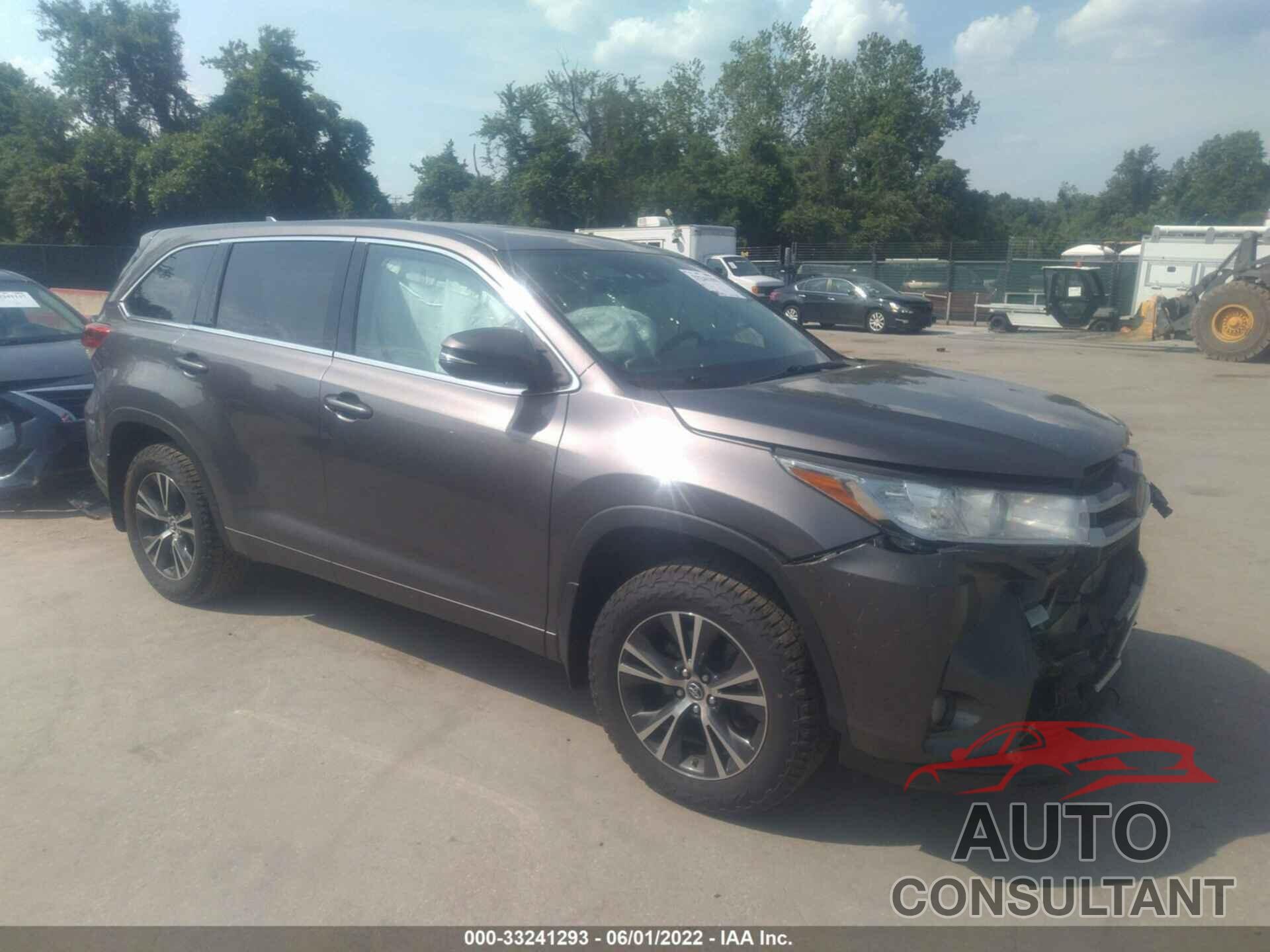 TOYOTA HIGHLANDER 2017 - 5TDBZRFH2HS407522