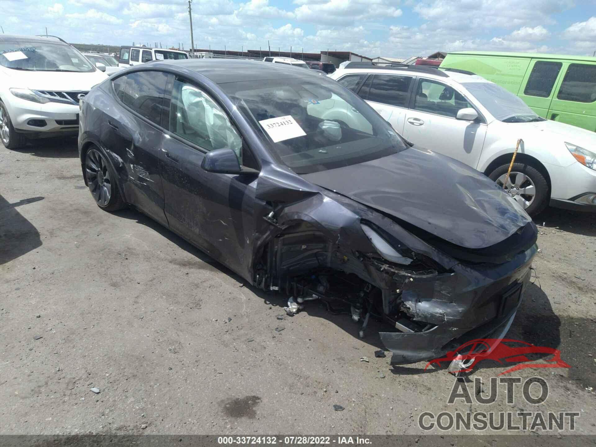 TESLA MODEL Y 2022 - 7SAYGDEF2NF394440