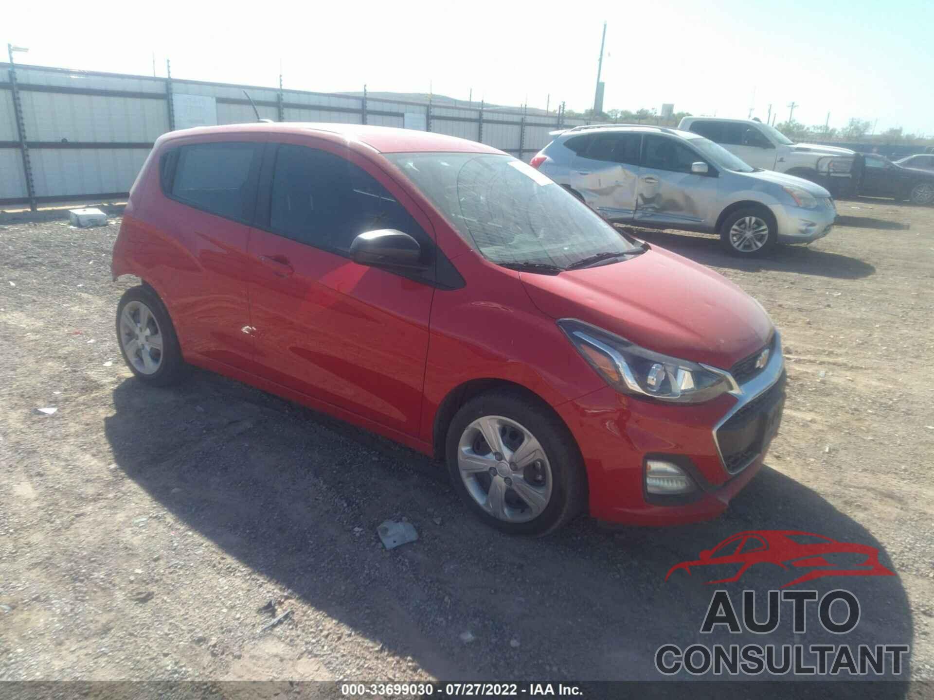 CHEVROLET SPARK 2020 - KL8CA6SA7LC456625