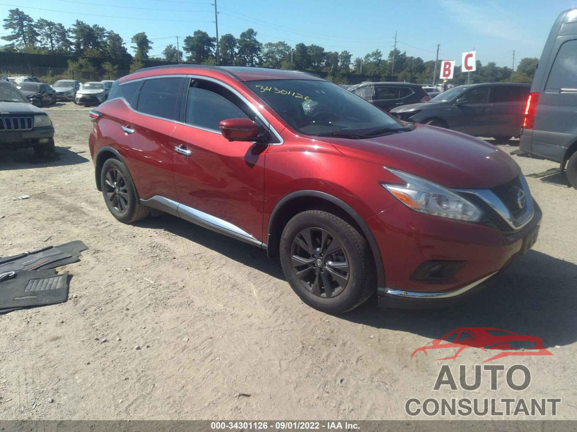 NISSAN MURANO 2017 - 5N1AZ2MH7HN146251