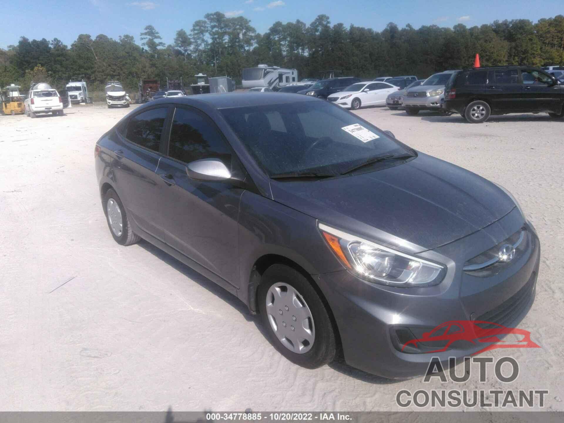 HYUNDAI ACCENT 2016 - KMHCT4AE0GU099102