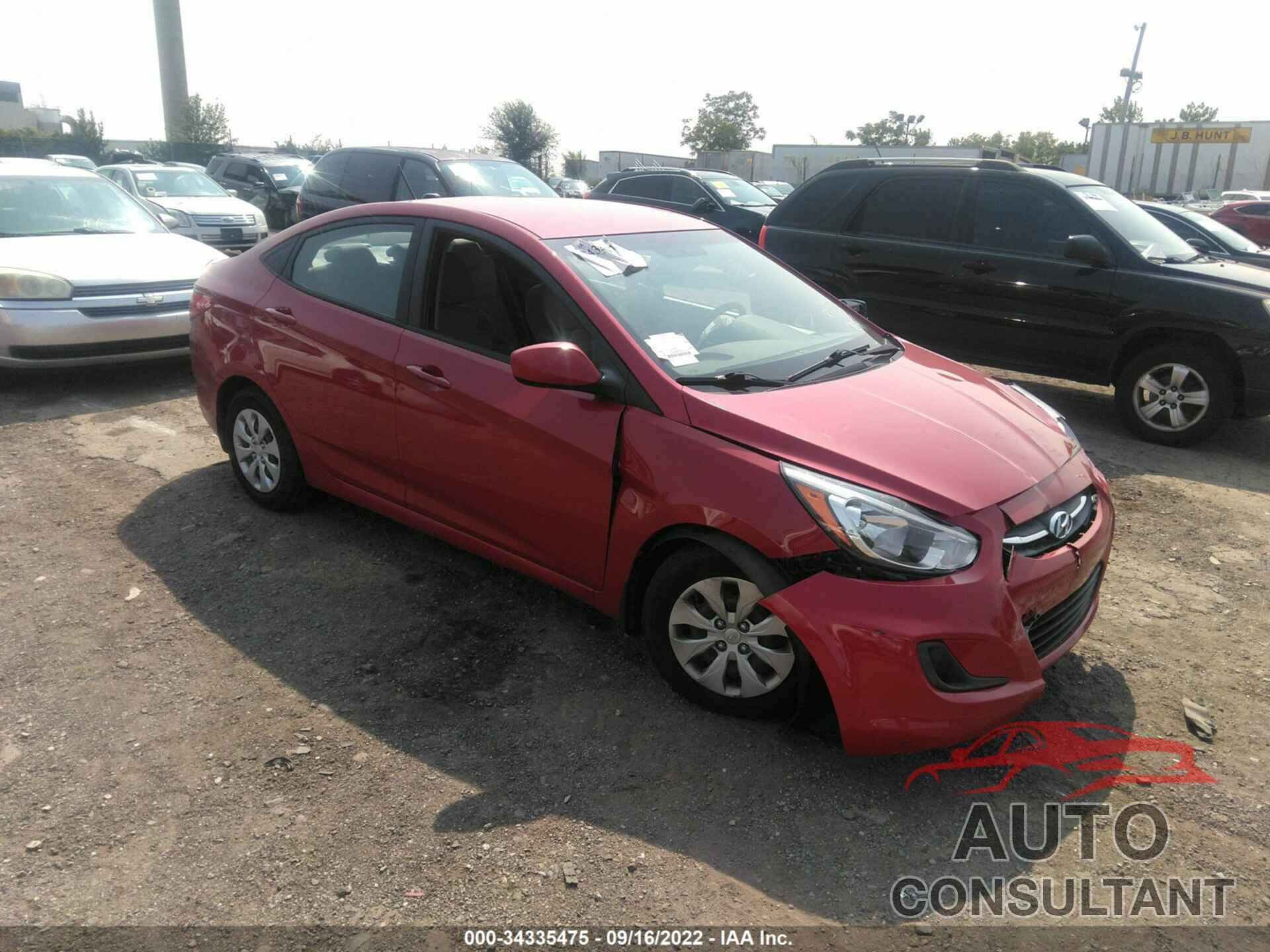 HYUNDAI ACCENT 2016 - KMHCT4AE1GU164278