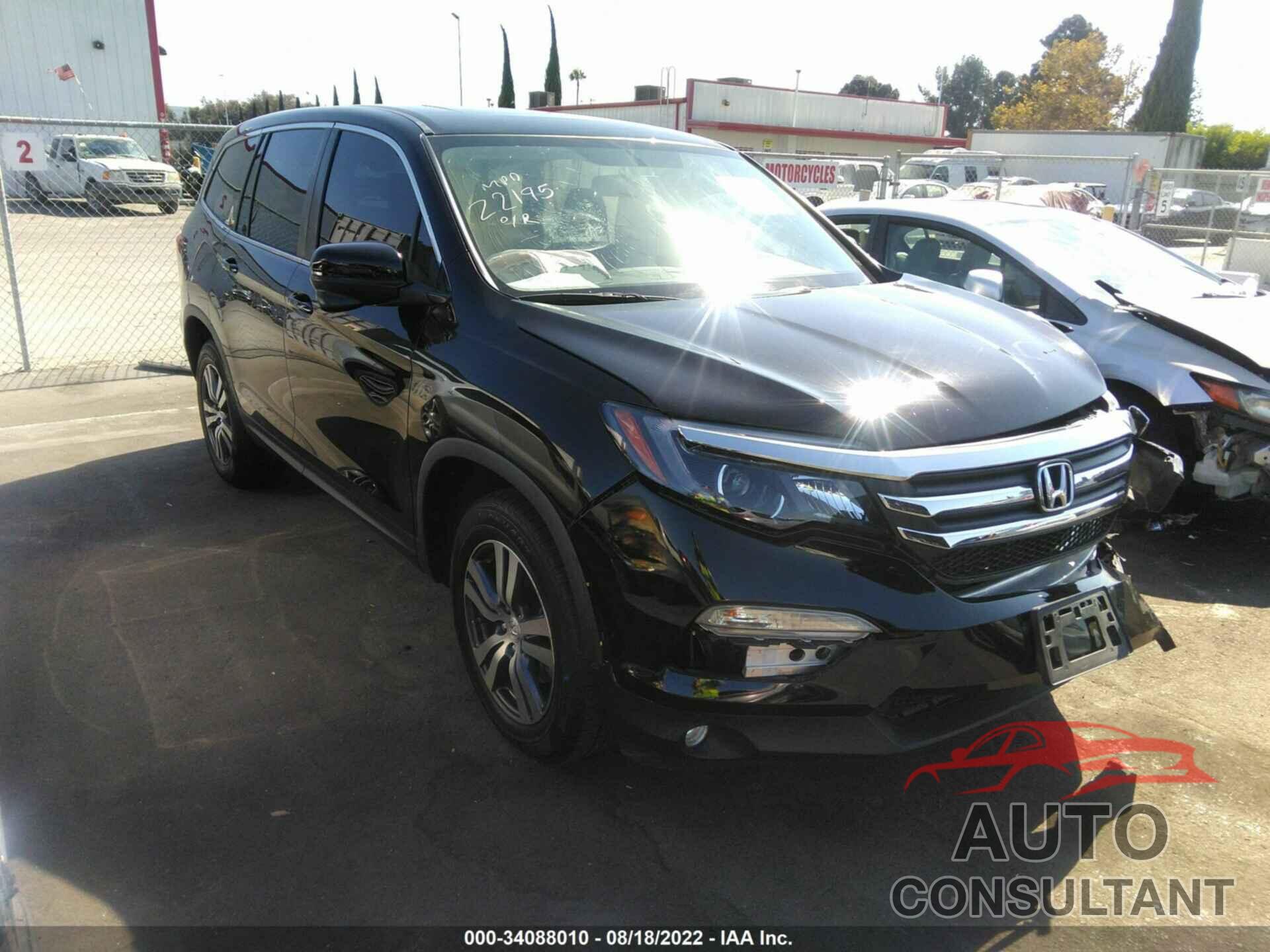 HONDA PILOT 2017 - 5FNYF5H52HB020620