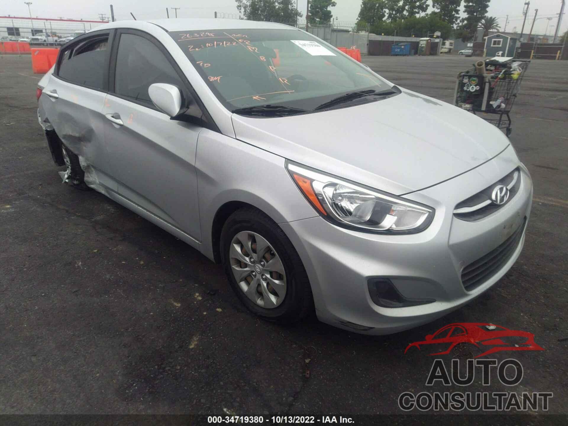 HYUNDAI ACCENT 2016 - KMHCT4AE7GU161966