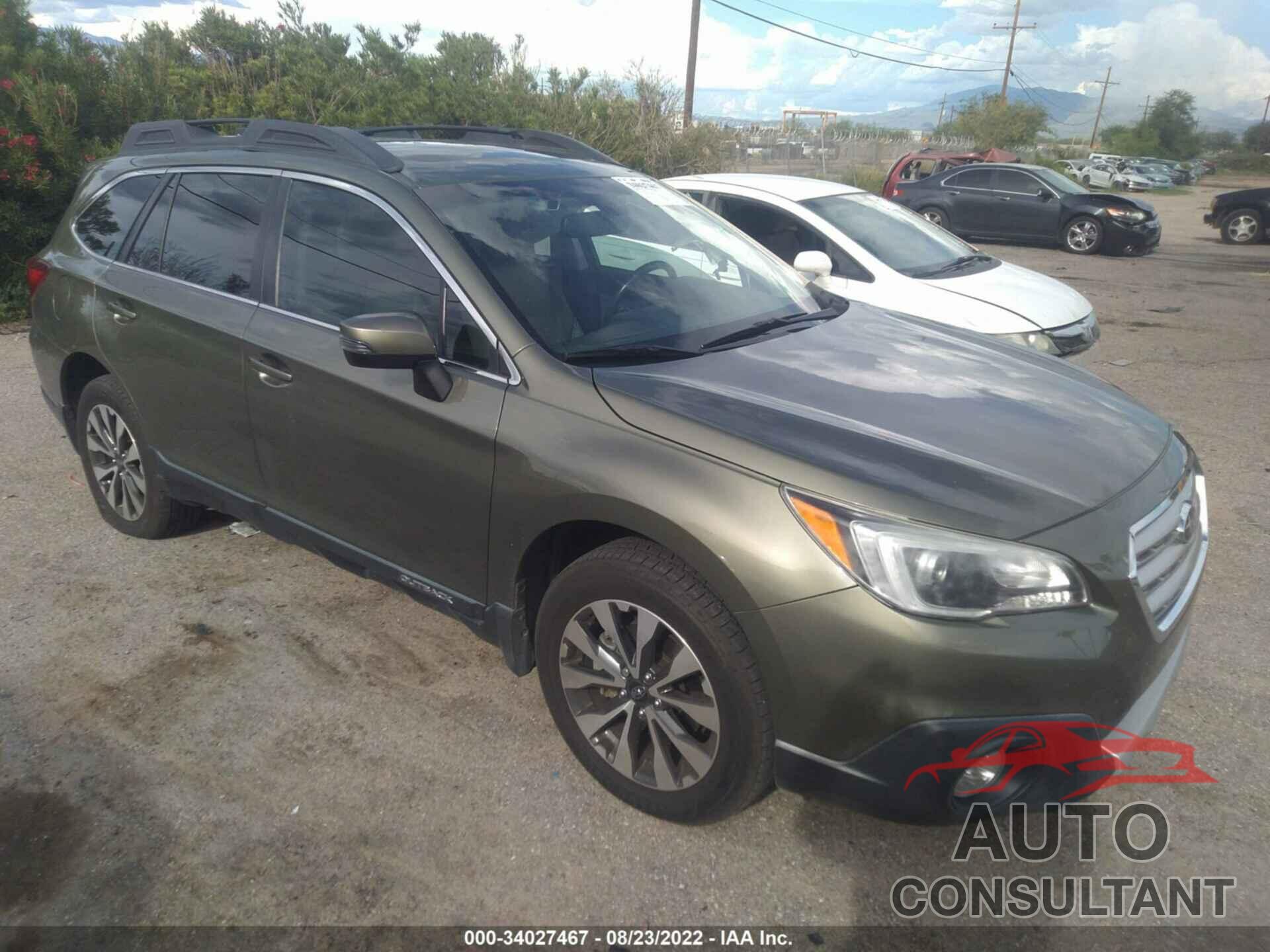 SUBARU OUTBACK 2016 - 4S4BSANC9G3354051