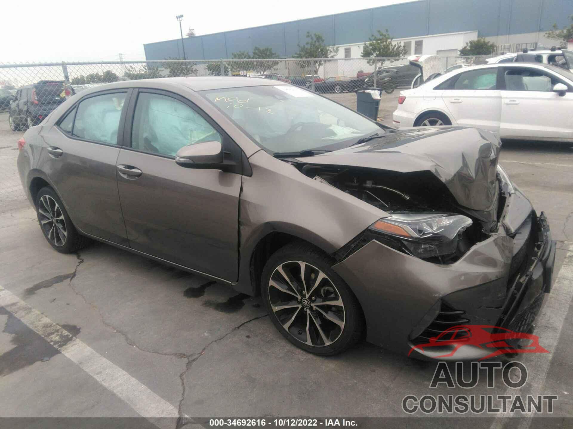 TOYOTA COROLLA 2017 - 5YFBURHE5HP660439