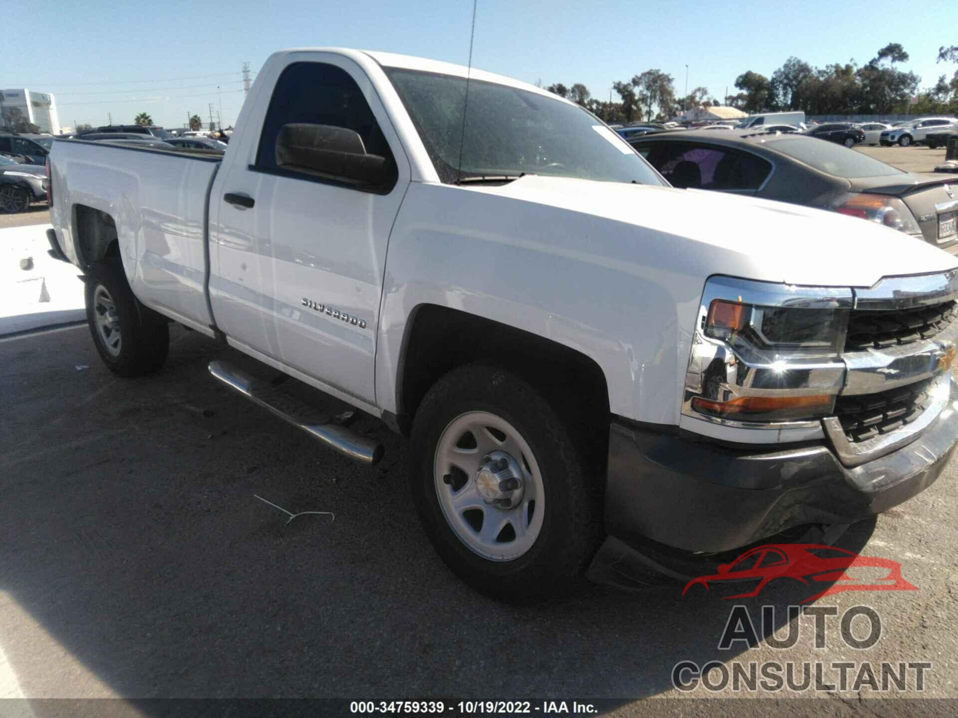 CHEVROLET SILVERADO 1500 2018 - 1GCNCNEH4JZ239749
