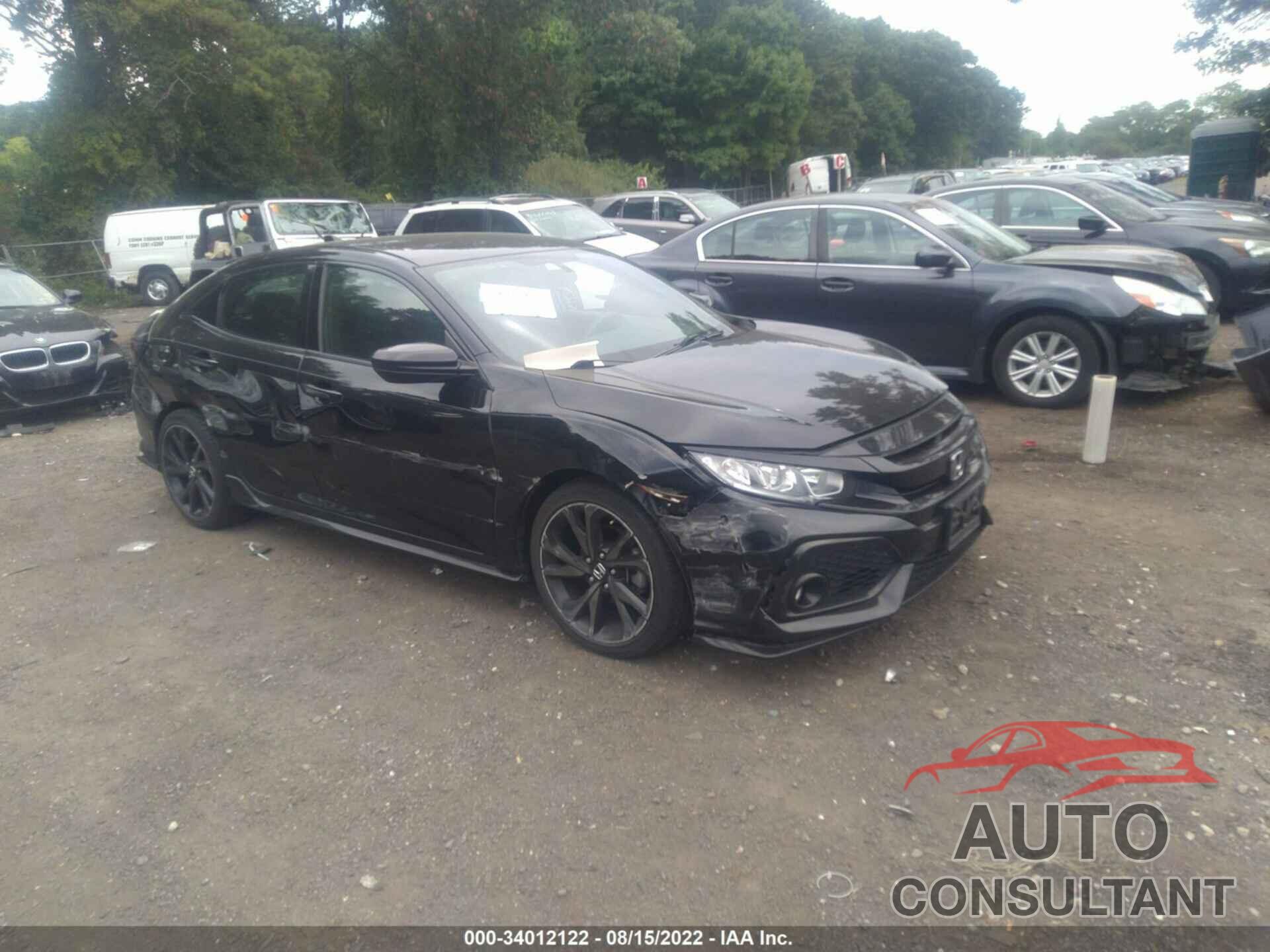 HONDA CIVIC HATCHBACK 2018 - SHHFK7H43JU411477