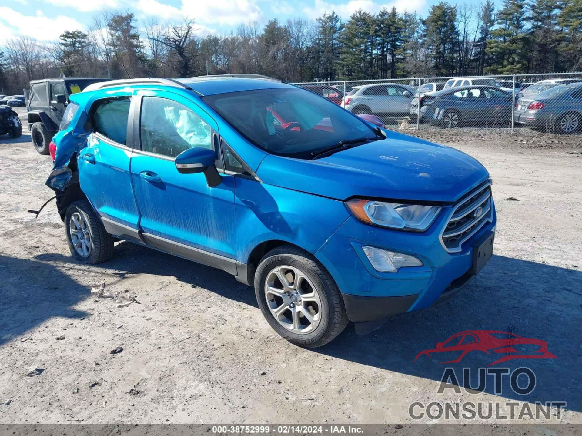 FORD ECOSPORT 2019 - MAJ6S3GL7KC265673