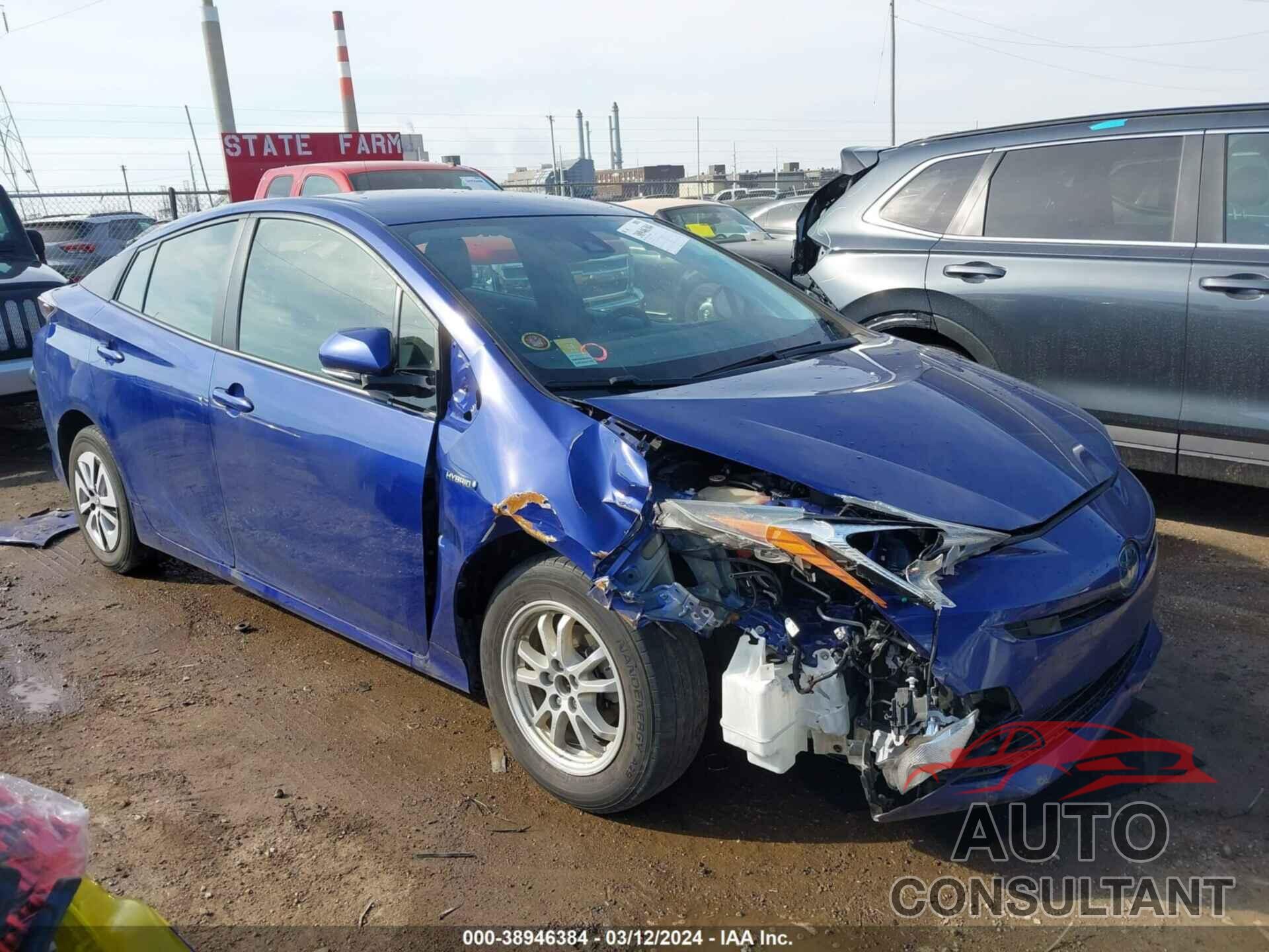 TOYOTA PRIUS 2018 - JTDKBRFU2J3602738