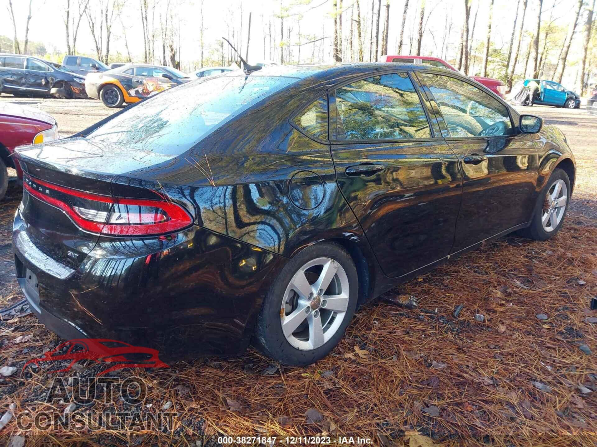 DODGE DART 2015 - 1C3CDFBB3FD407609