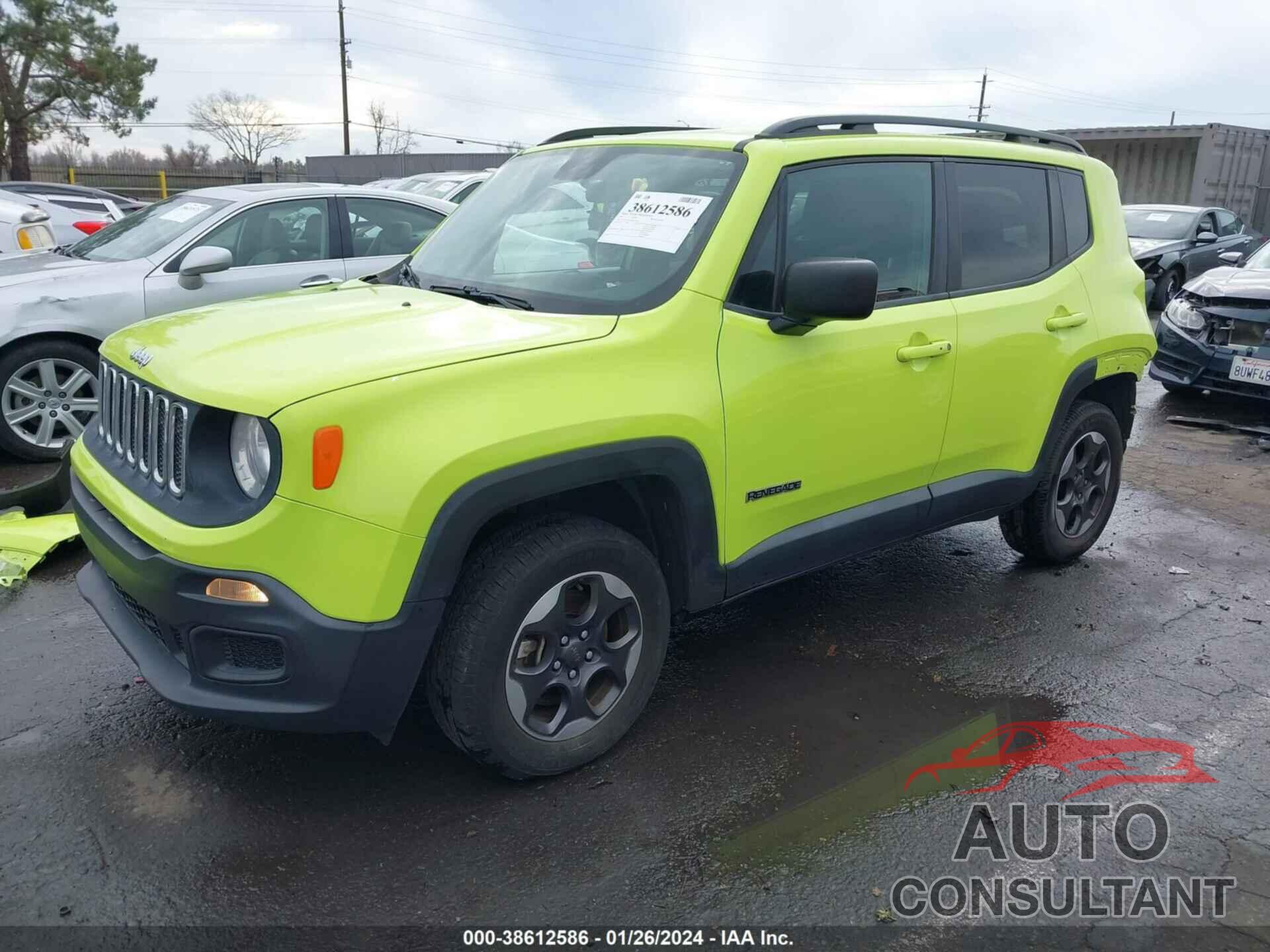 JEEP RENEGADE 2017 - ZACCJBAB9HPG03038