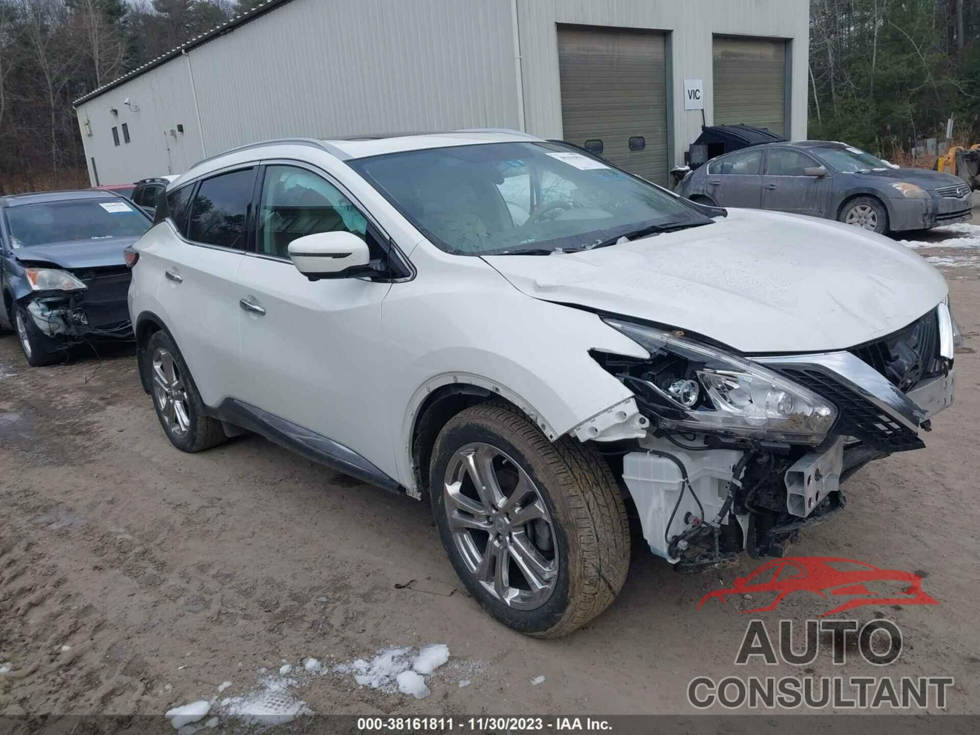 NISSAN MURANO 2018 - 5N1AZ2MH2JN148494