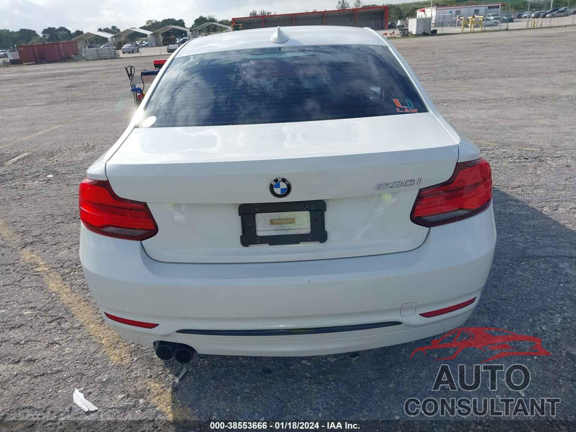 BMW 230I 2018 - WBA2J1C53JVD08996