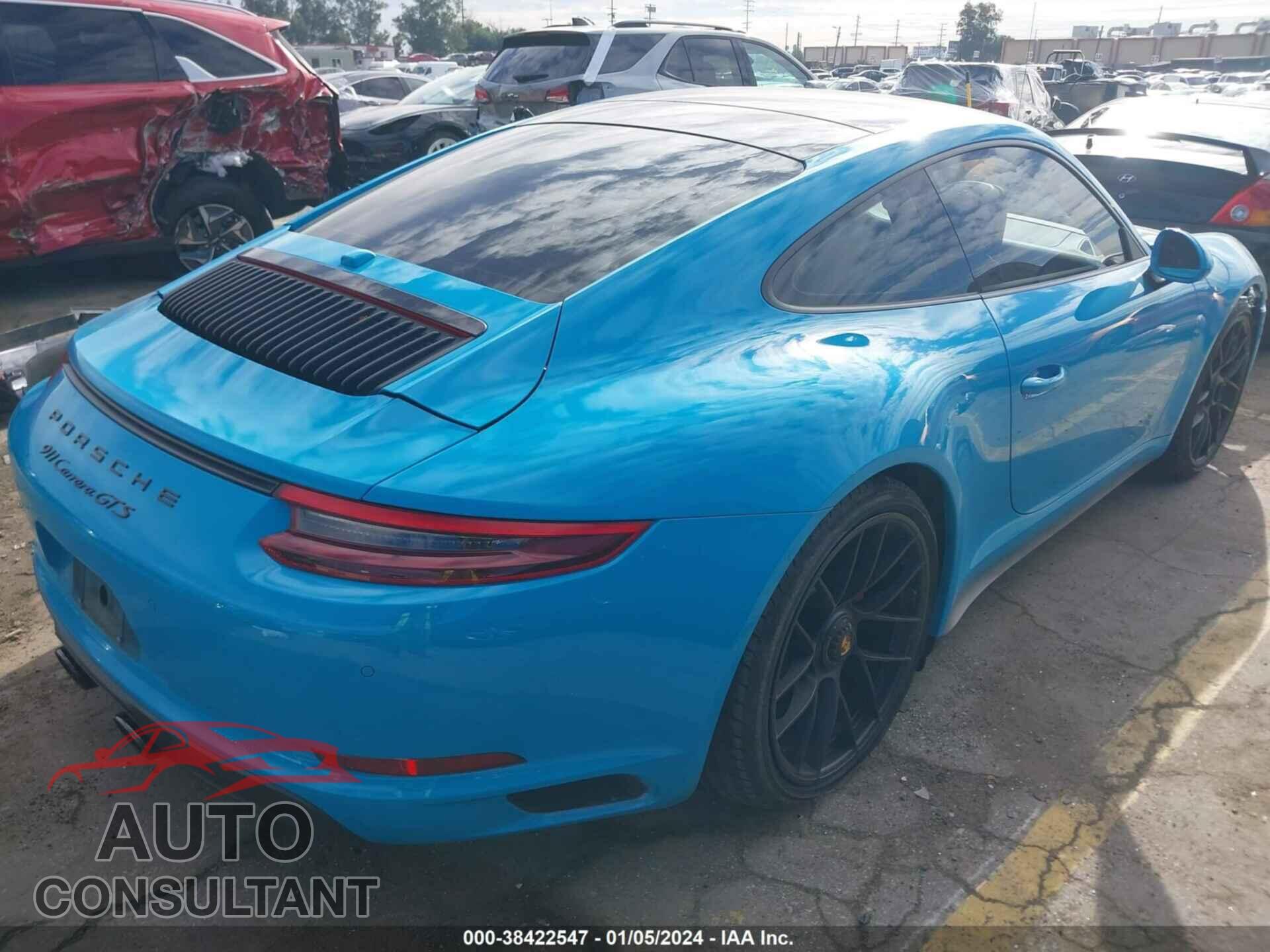 PORSCHE 911 2018 - WP0AB2A99JS122790
