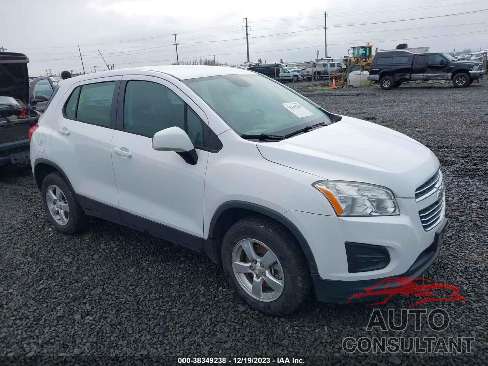 CHEVROLET TRAX 2016 - 3GNCJNSBXGL185264