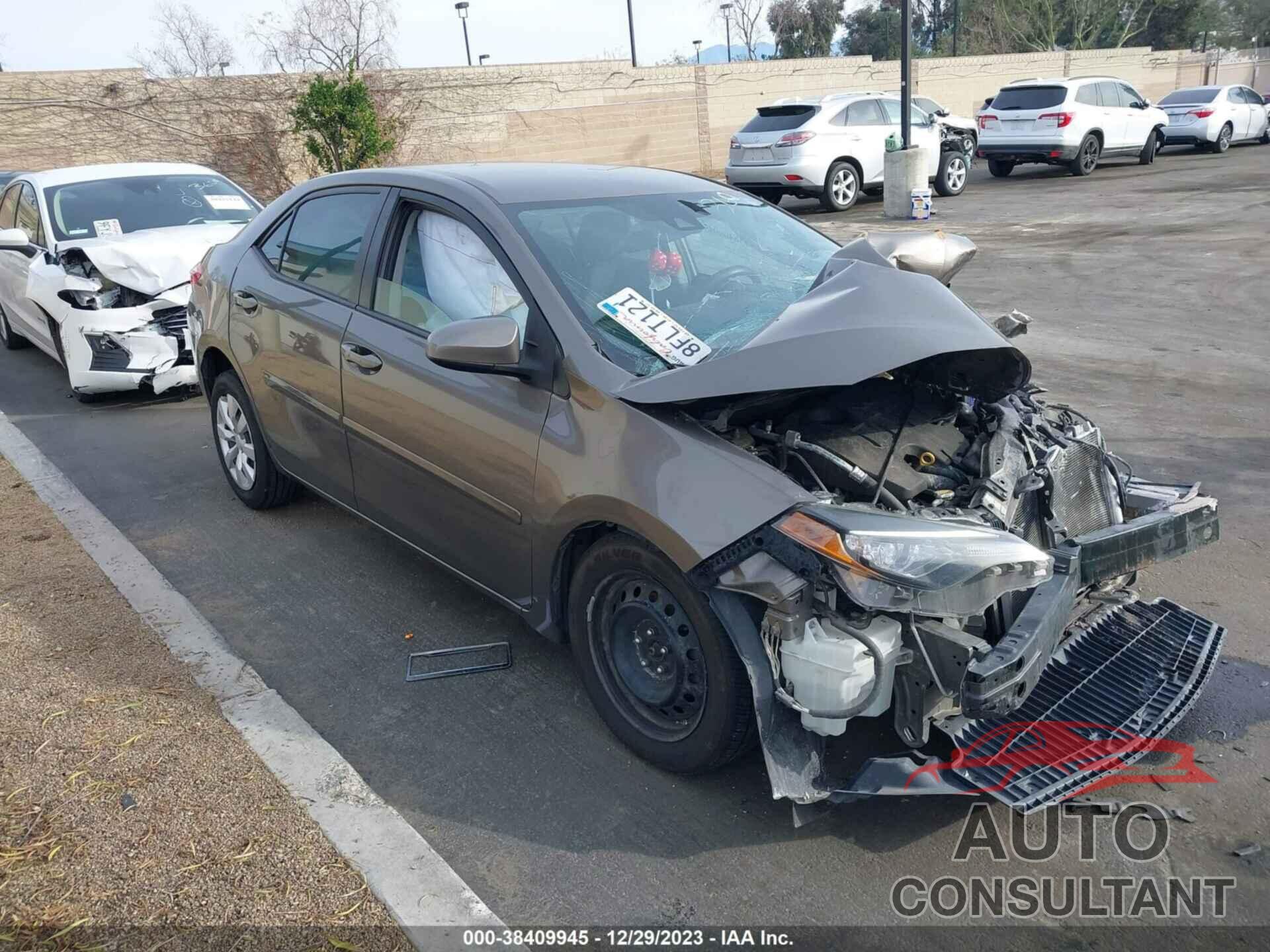 TOYOTA COROLLA 2017 - 2T1BURHE4HC775971