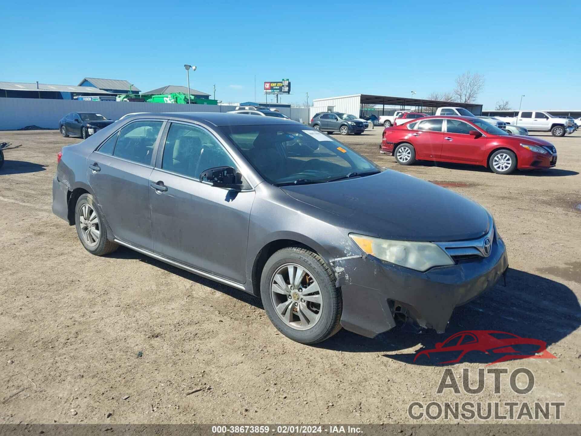 TOYOTA CAMRY 2012 - 4T4BF1FK4CR200898
