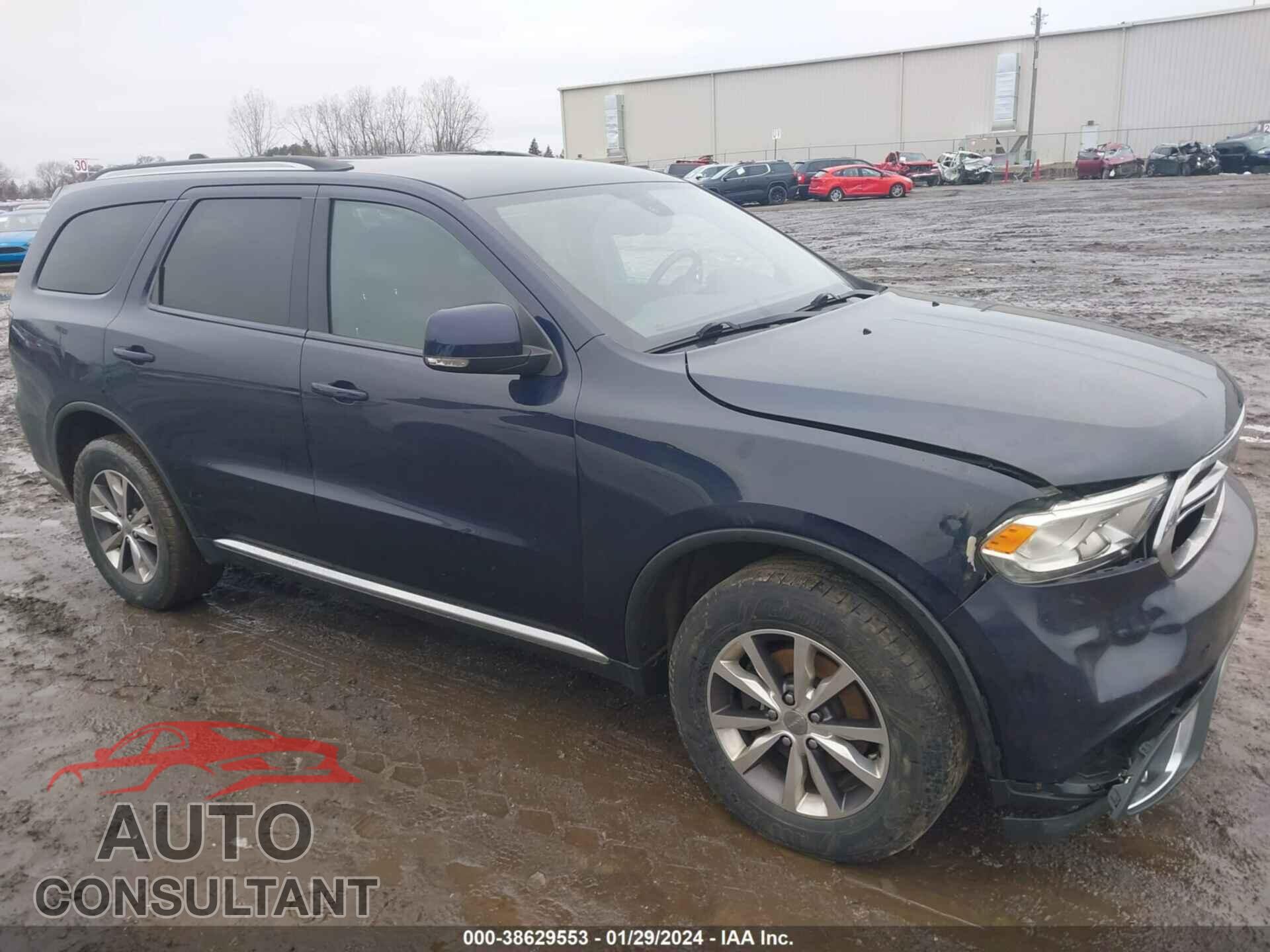 DODGE DURANGO 2016 - 1C4RDJDG4GC459940