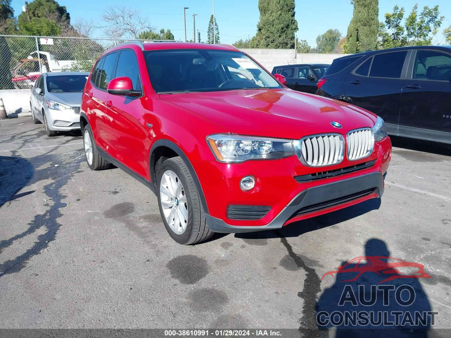 BMW X3 2017 - 5UXWZ7C31H0V90282