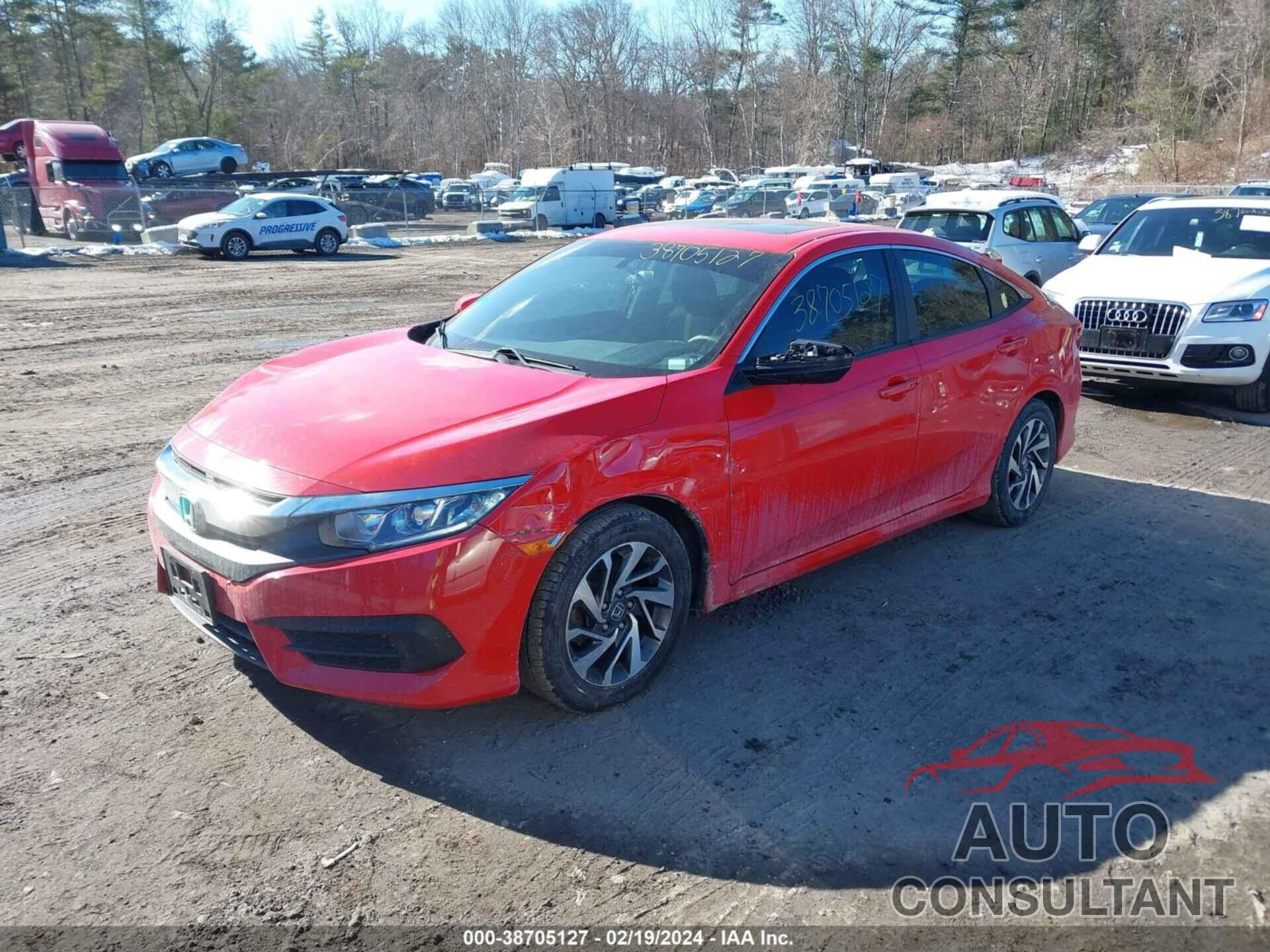 HONDA CIVIC 2016 - 2HGFC2F7XGH502507