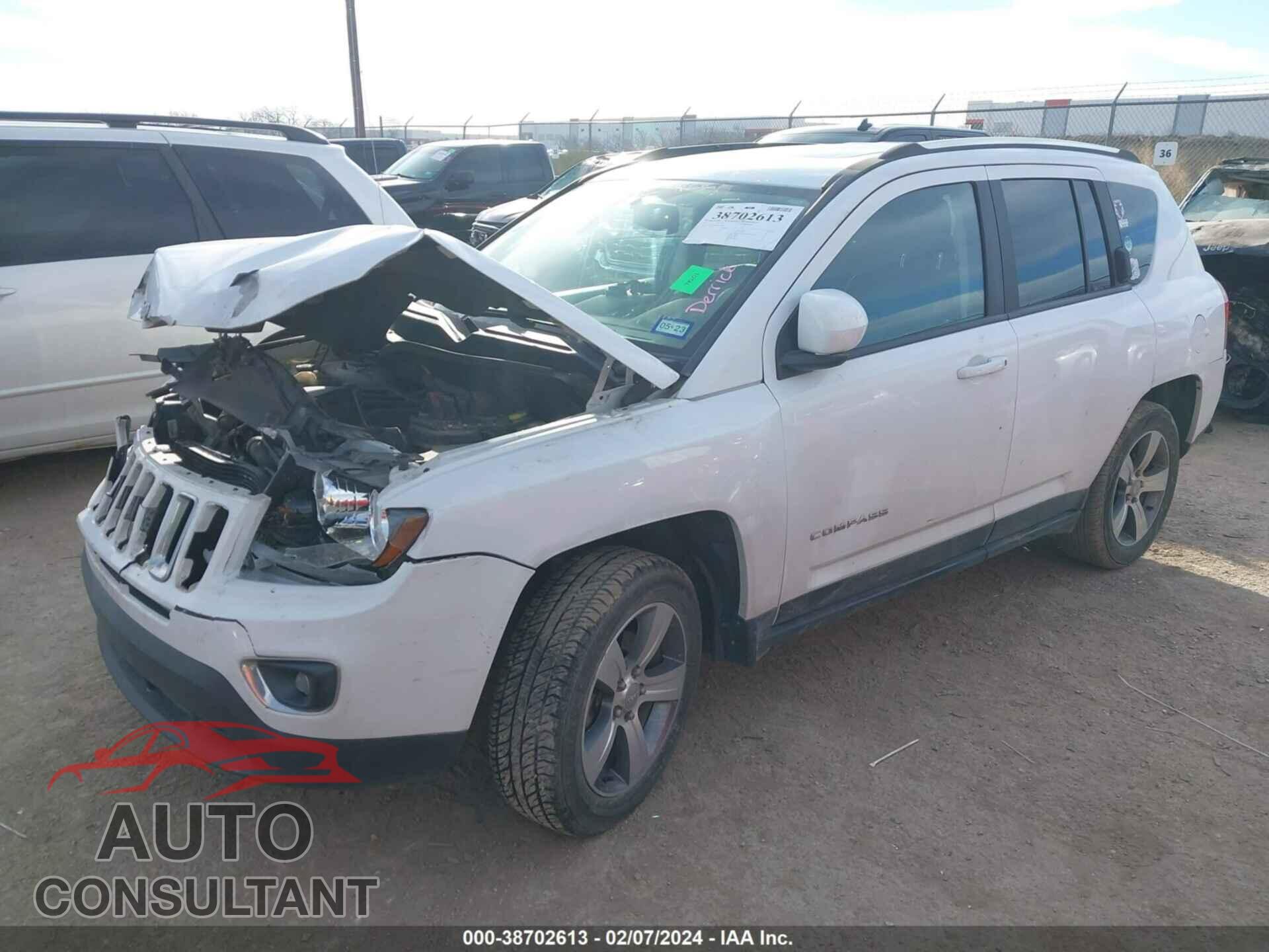 JEEP COMPASS 2017 - 1C4NJDEB8HD129760