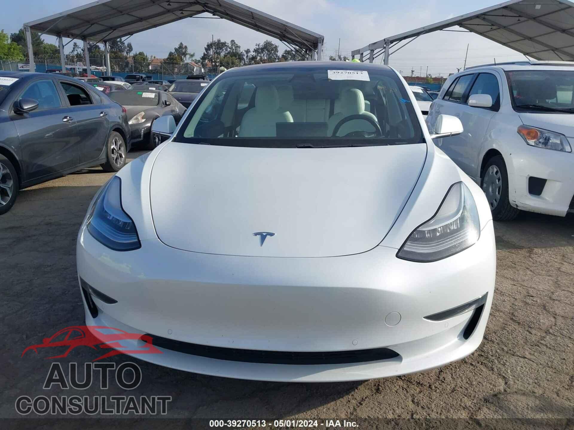 TESLA MODEL 3 2018 - 5YJ3E1EB6JF112920