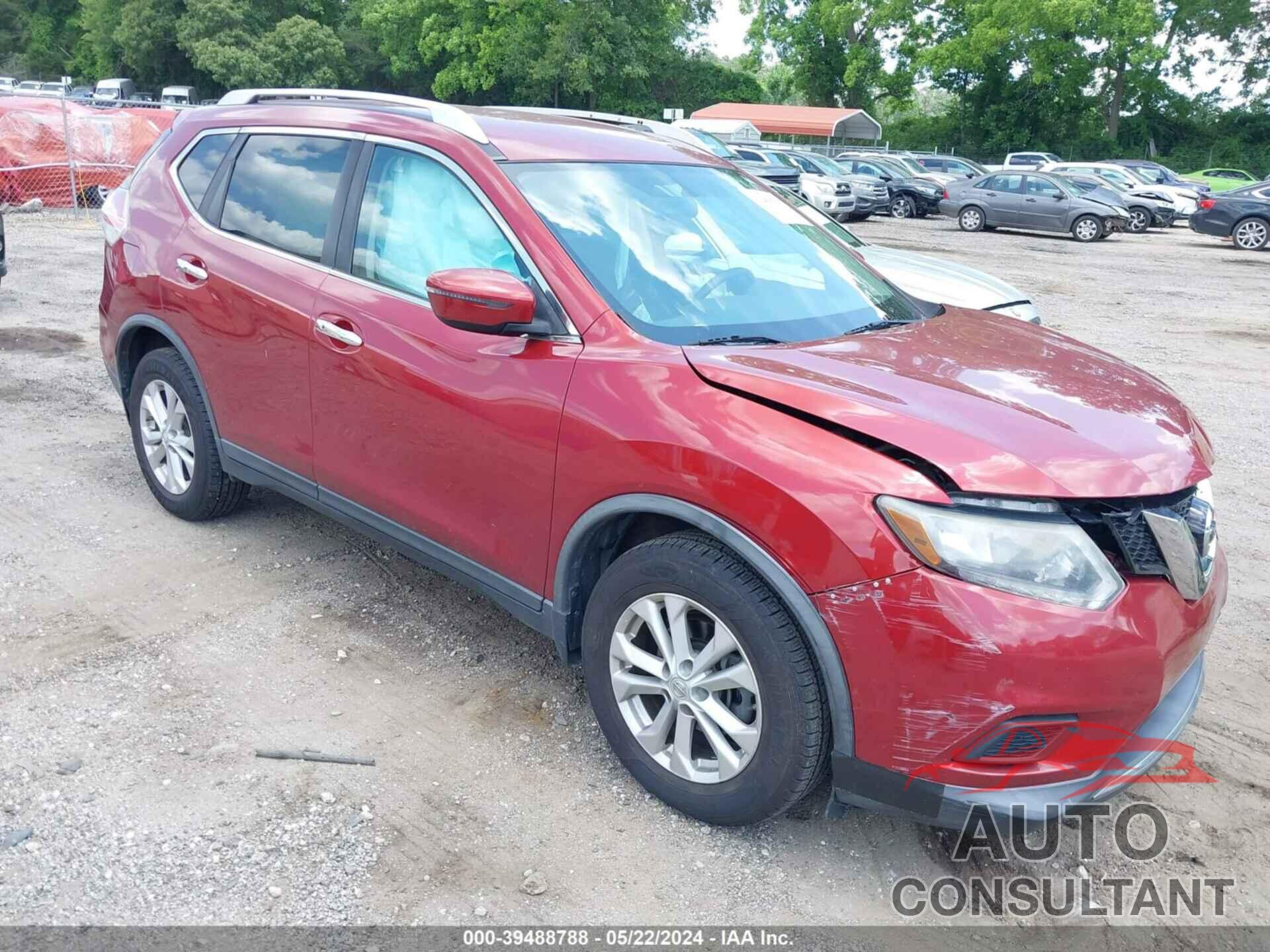 NISSAN ROGUE 2016 - KNMAT2MT3GP641785