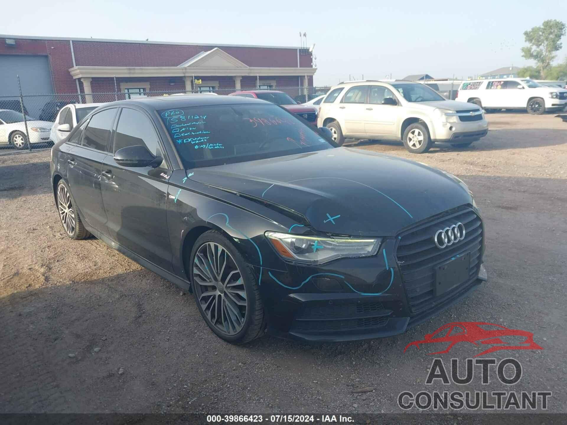 AUDI A6 2016 - WAUCFAFC0GN187687